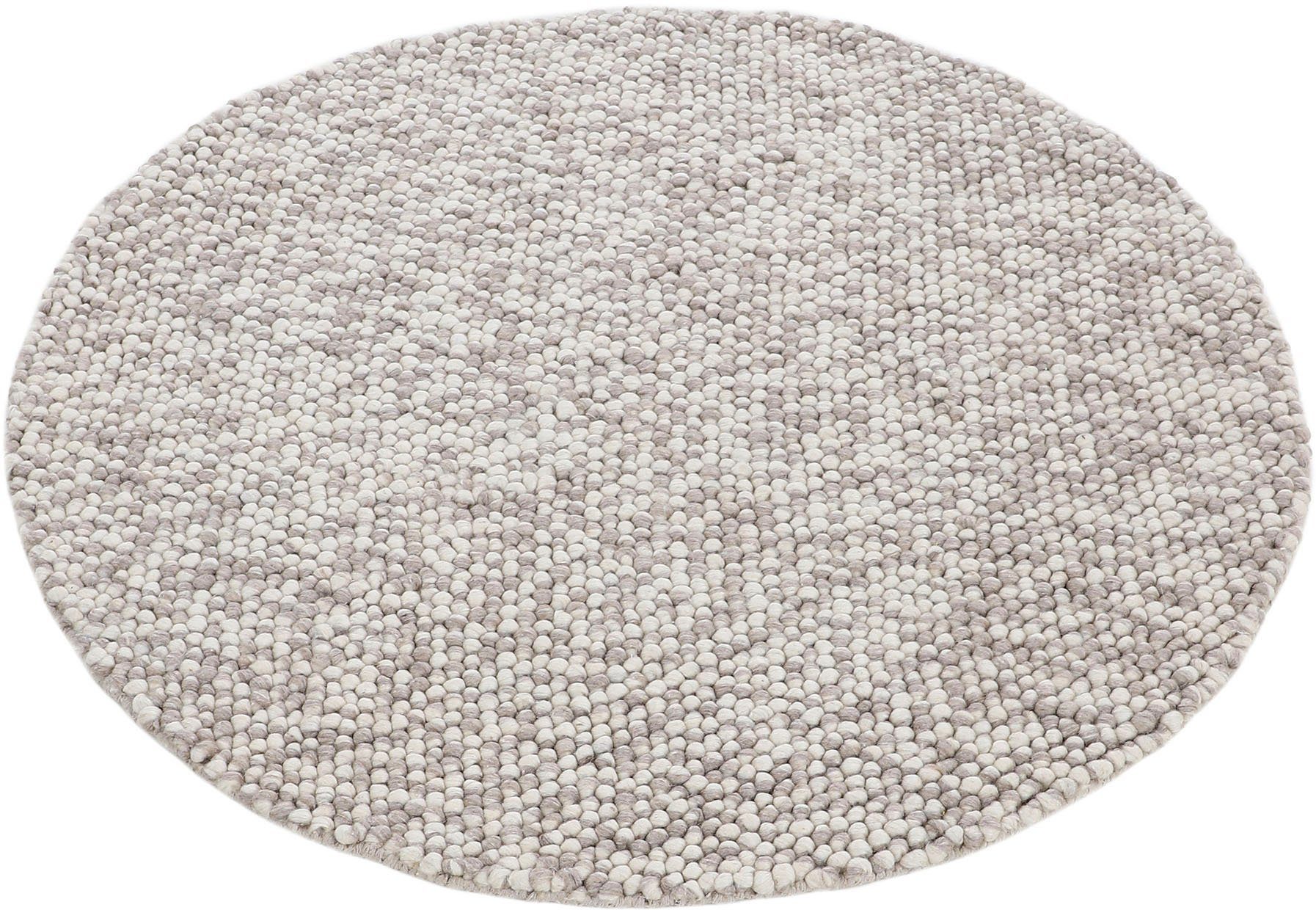 carpetfine Vloerkleed Calo Handgeweven tapijt, uni-kleuren, gemeleerd, handgeweven, 70% wol