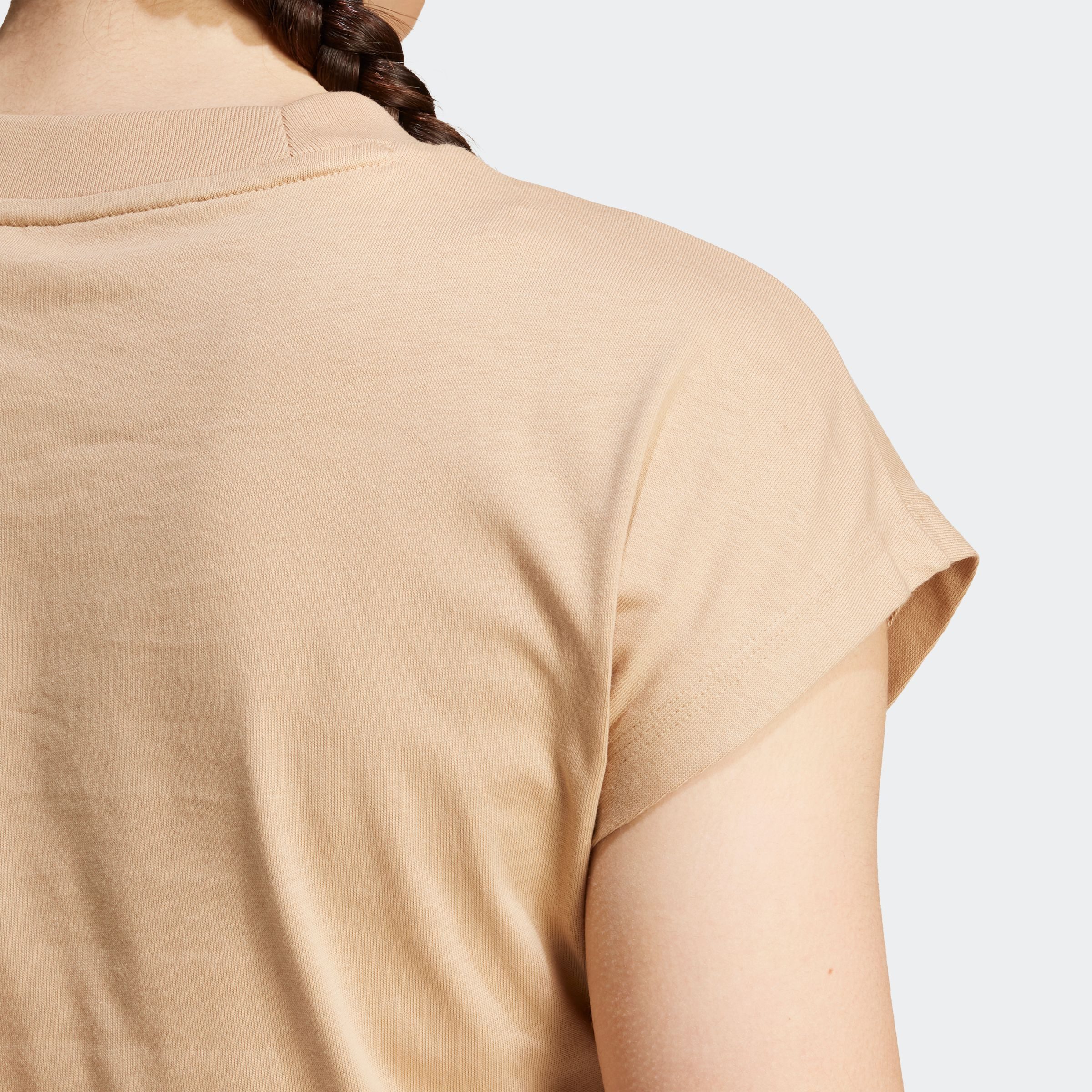 adidas Sportswear T-shirt W LIN SJ T Basic T-shirt van zacht materiaal