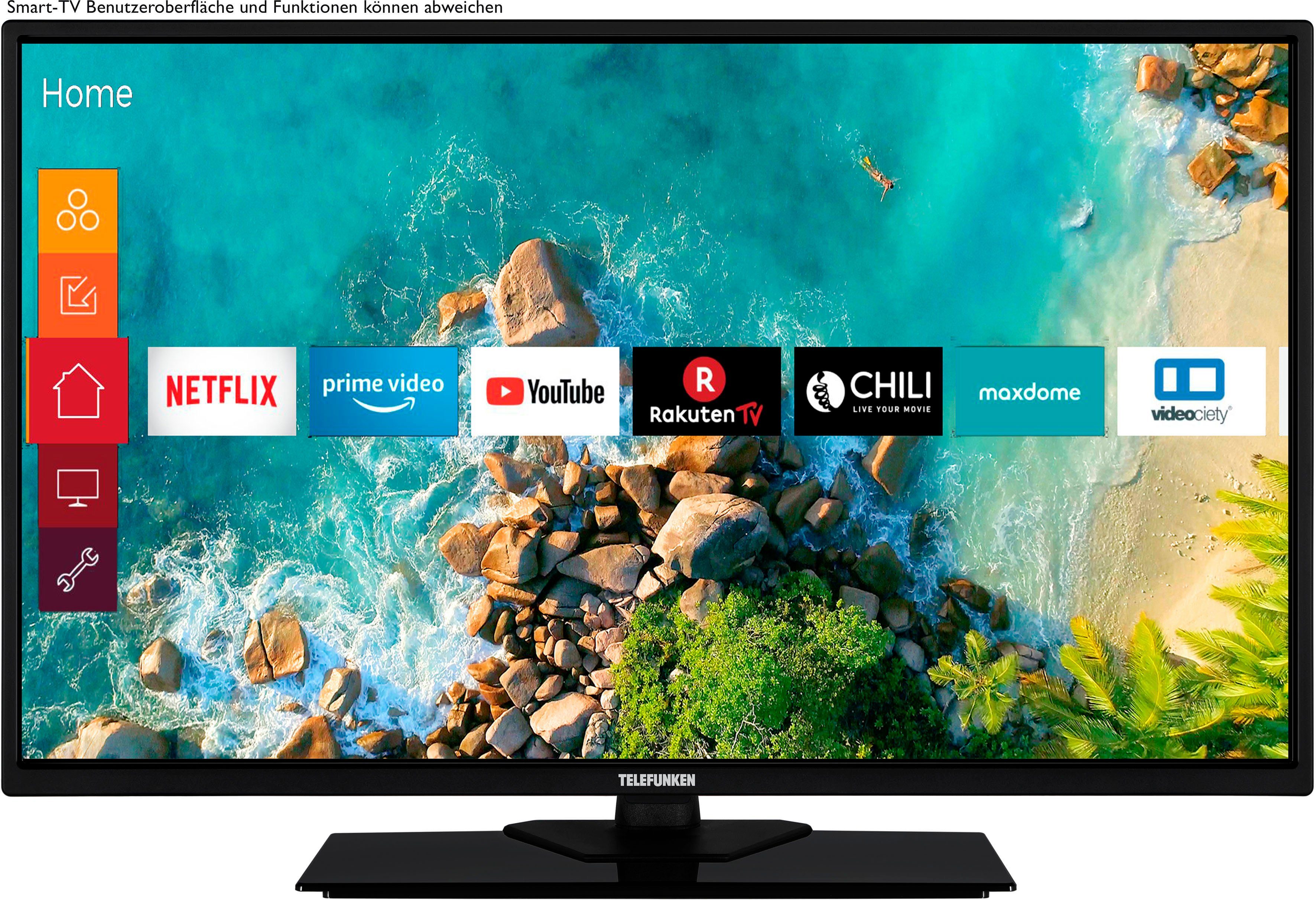 Telefunken Led-TV D32F554M1CW, 80 cm / 32 ", Full HD, Smart TV