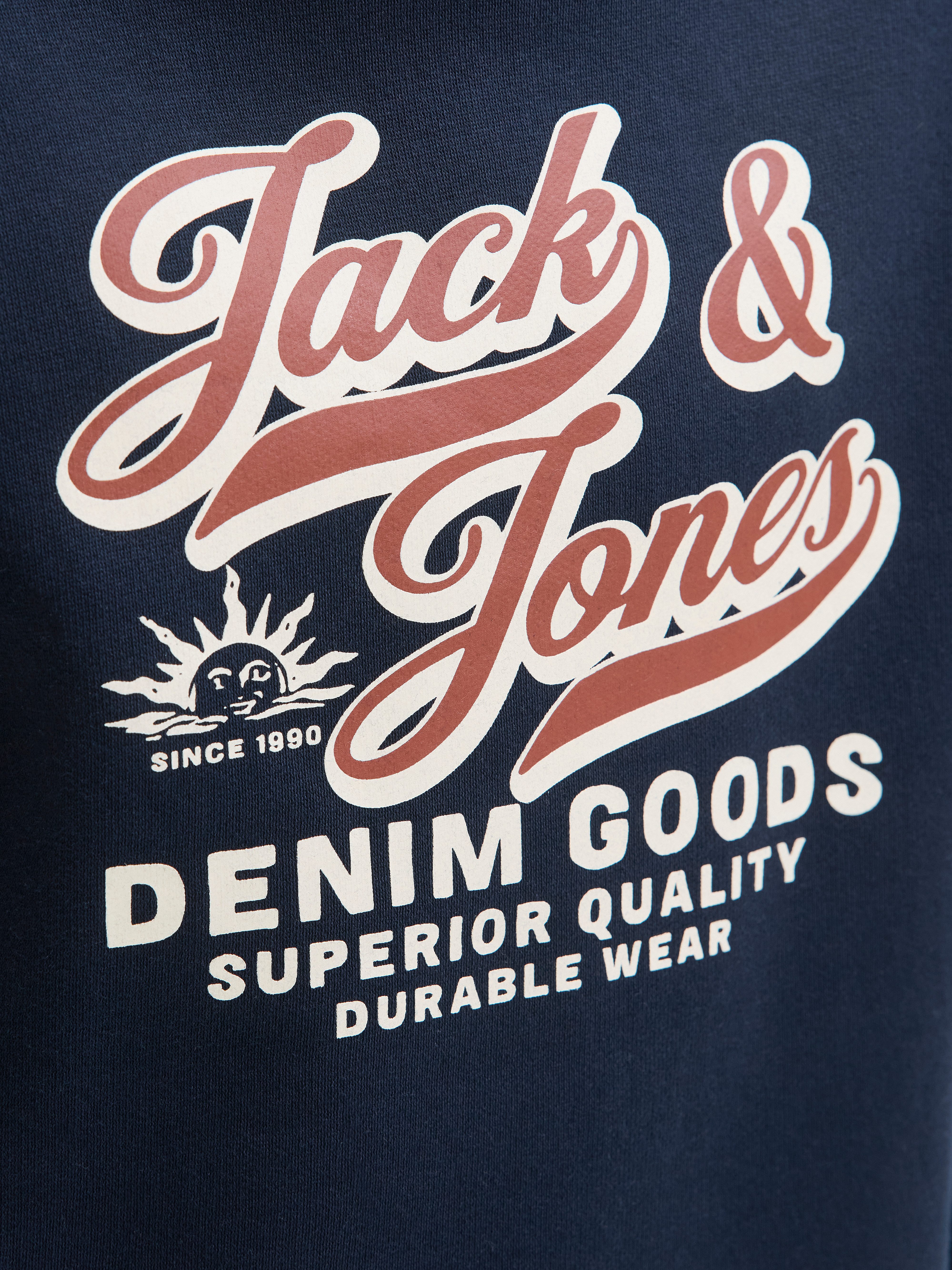 Jack & Jones Junior Sweatshirt JJELOGO SWEAT CREW 2 COL AW25 NOOS JNR