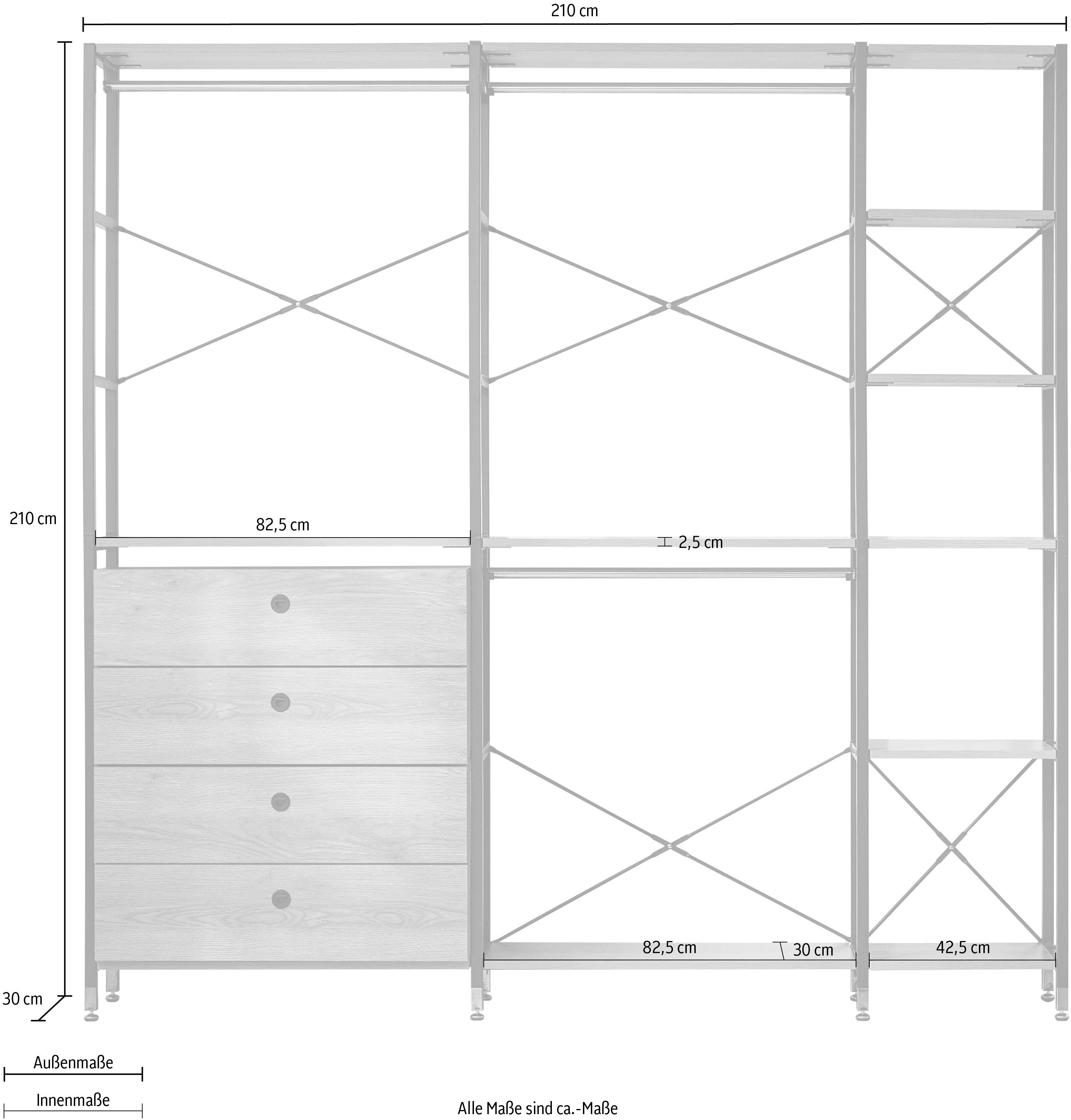 INOSIGN Multifunctionele kast Connor veelsoortig te gebruiken, voor alle kamers geschikt
