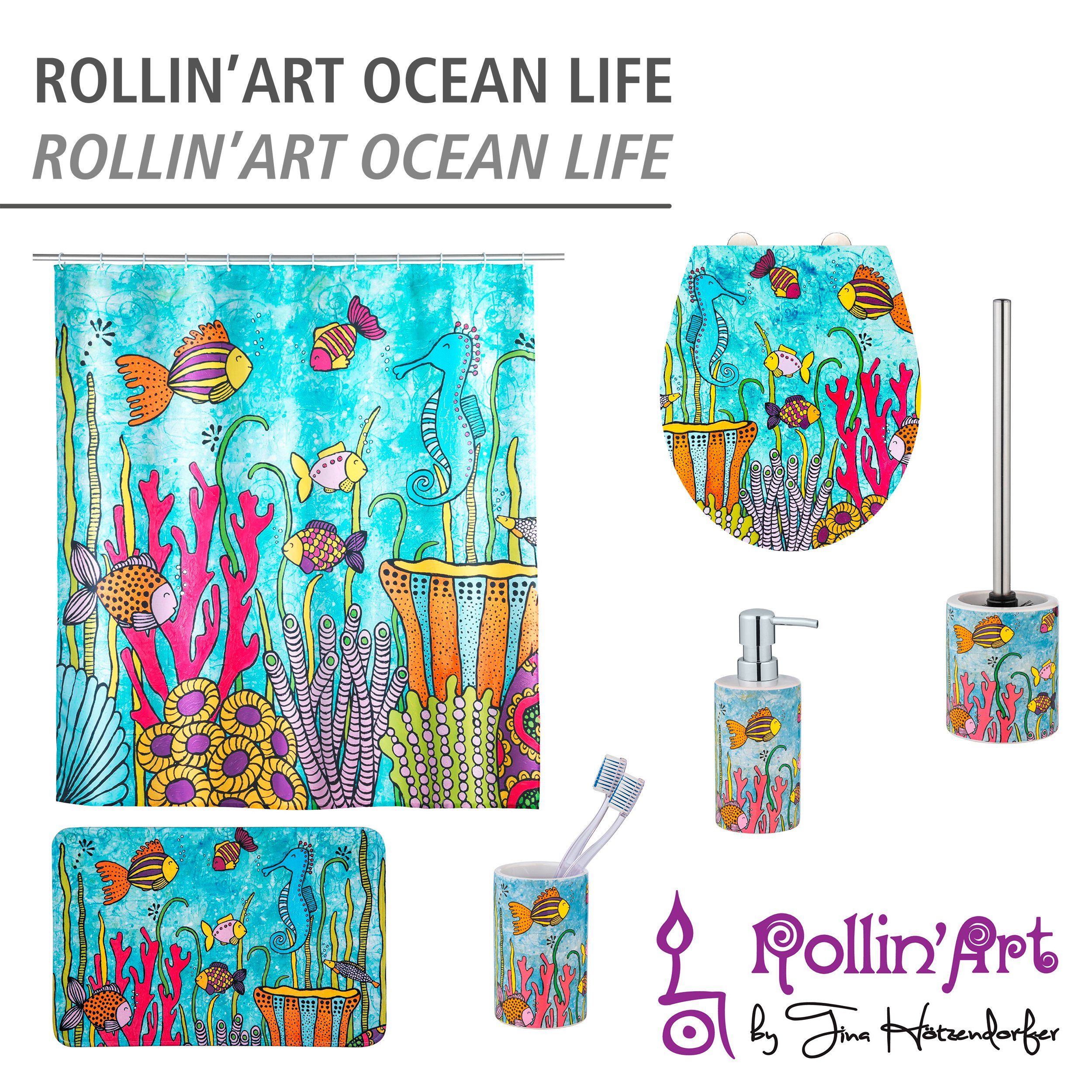 WENKO Douchegordijn Rollin'Art Ocean Life
