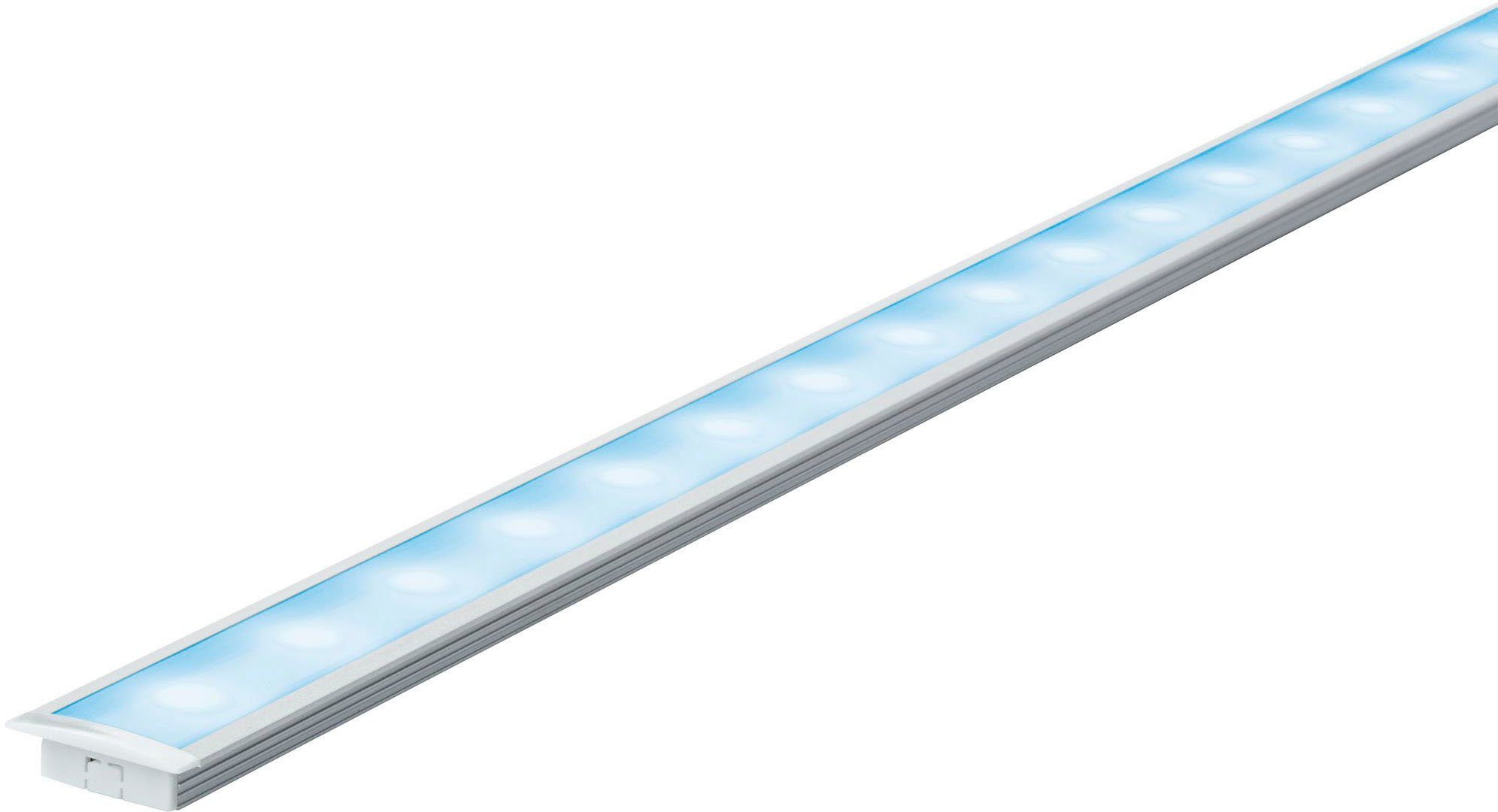Paulmann Led-strepen Vloer Profiel met Diffuser 100cm Geanodiseerd Alu, Satin, Alu/Kunststof Alu (1 stuk)
