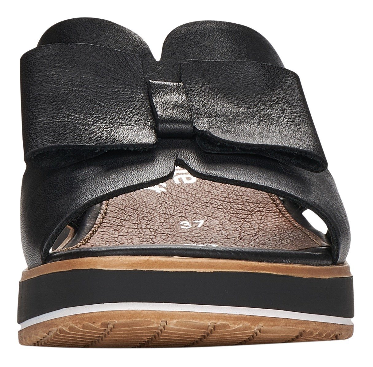 Remonte Slippers , sleehak, zomerschoen met mooie sierstrik