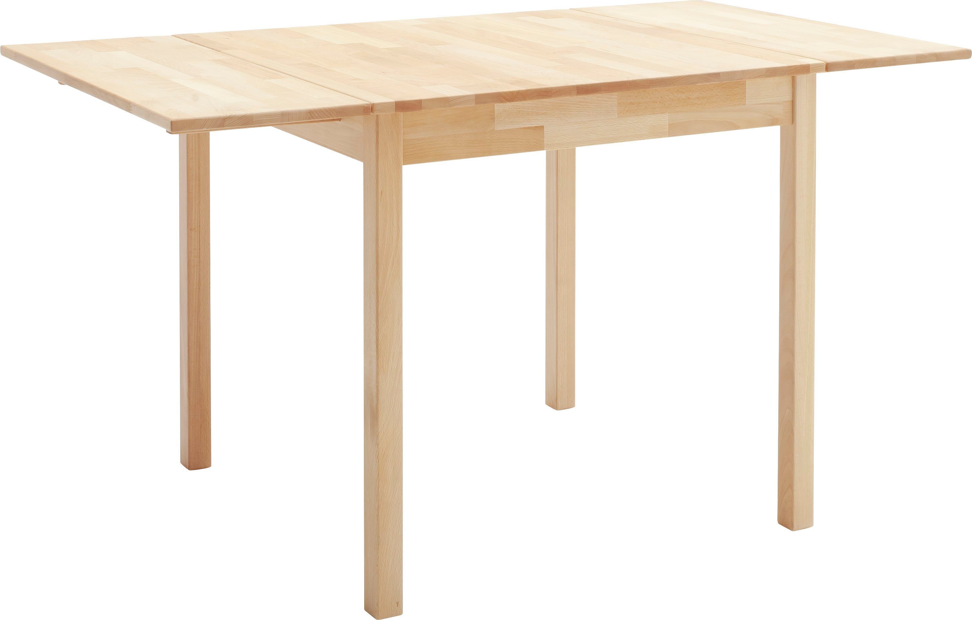 MCA living Eettafel Breslau Massief houten tafel uit te breiden