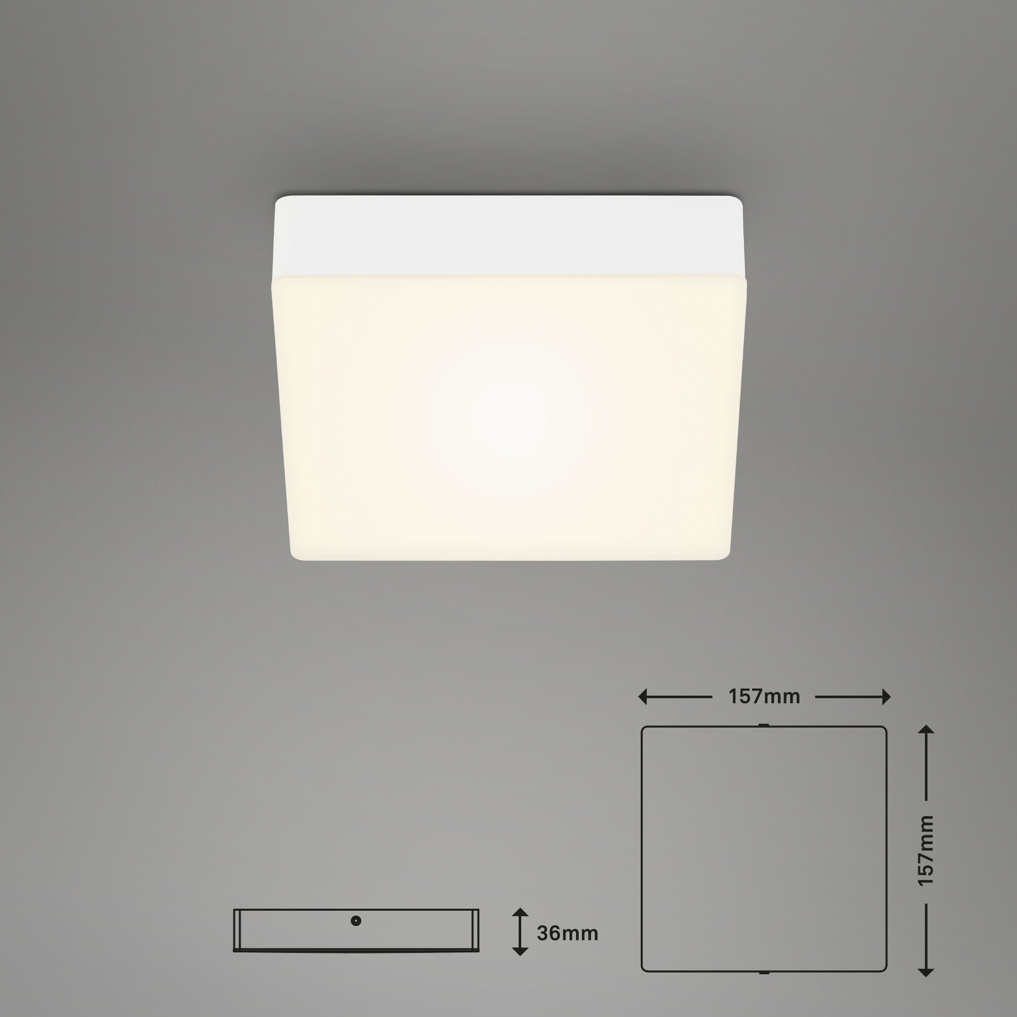 Briloner Leuchten Opbouwarmatuur Flame