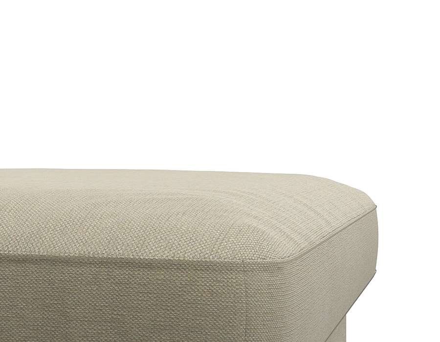 FLEXLUX Poef Fiore Koudschuim, poten aluminium+zwart