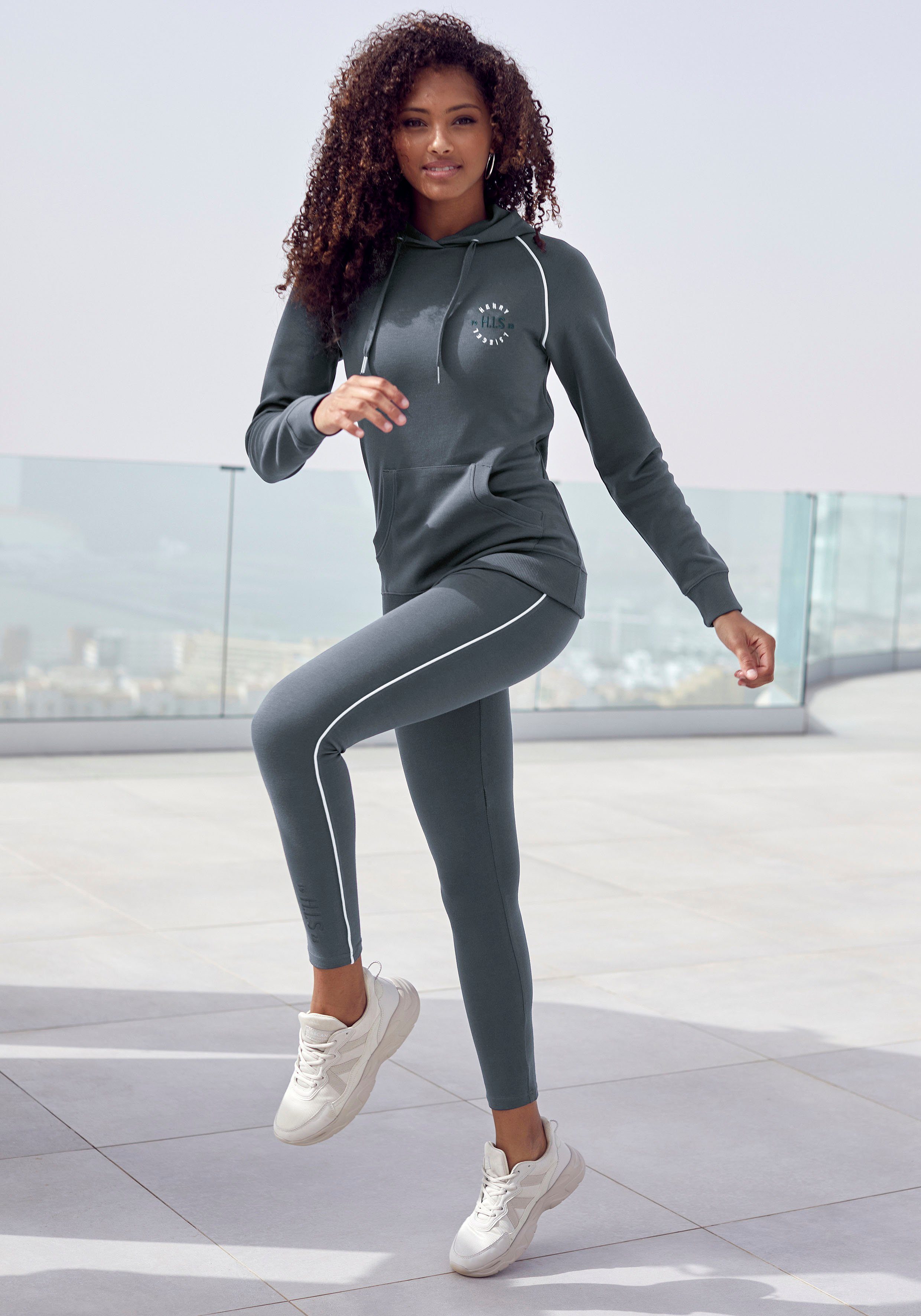 H.I.S Hoodie met kangoeroezak, loungewear, loungepak