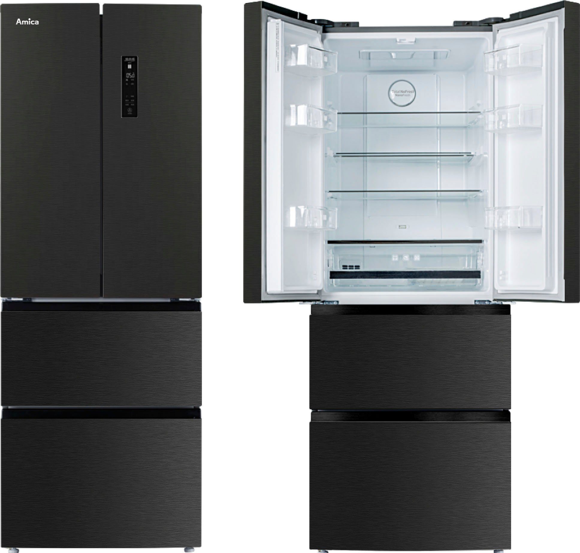 Amica French door KGCN 388 180 SW