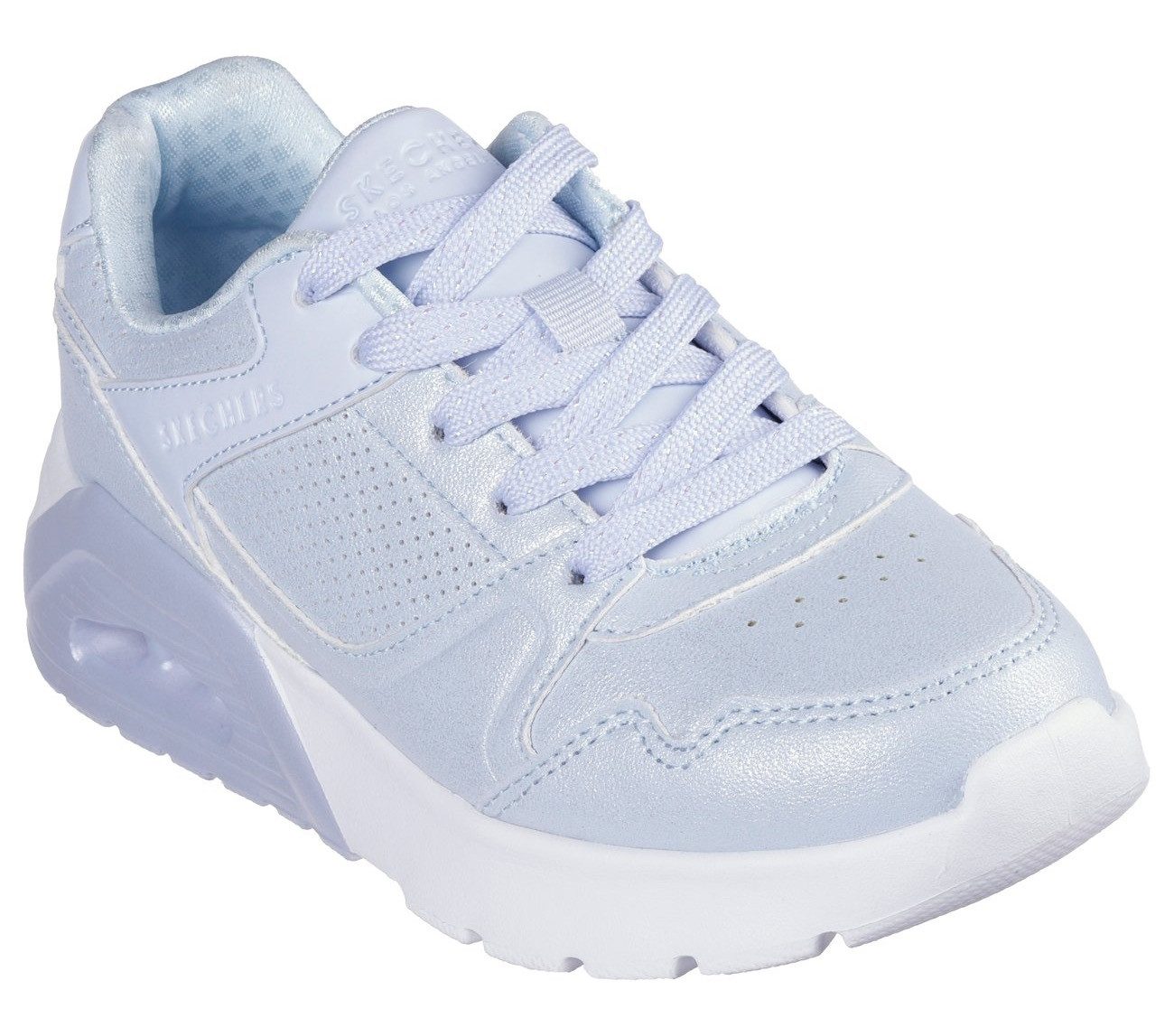 Skechers Kids Sneakers UNO LITE 2.0 , veterschoen met gekleurde wigzool, maat sjabloon om te downloaden