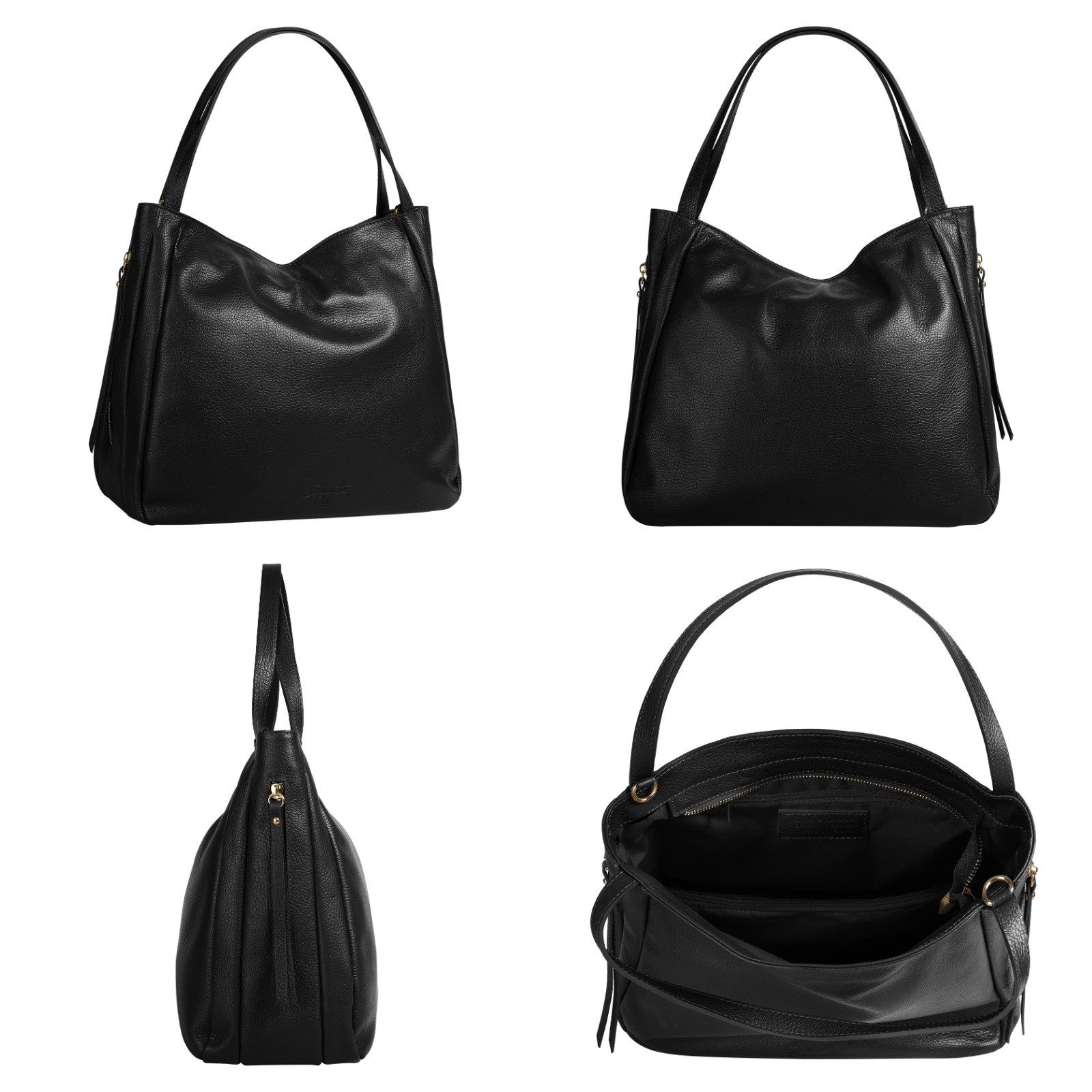 Samantha Look Schoudertas echt leer, made in italy