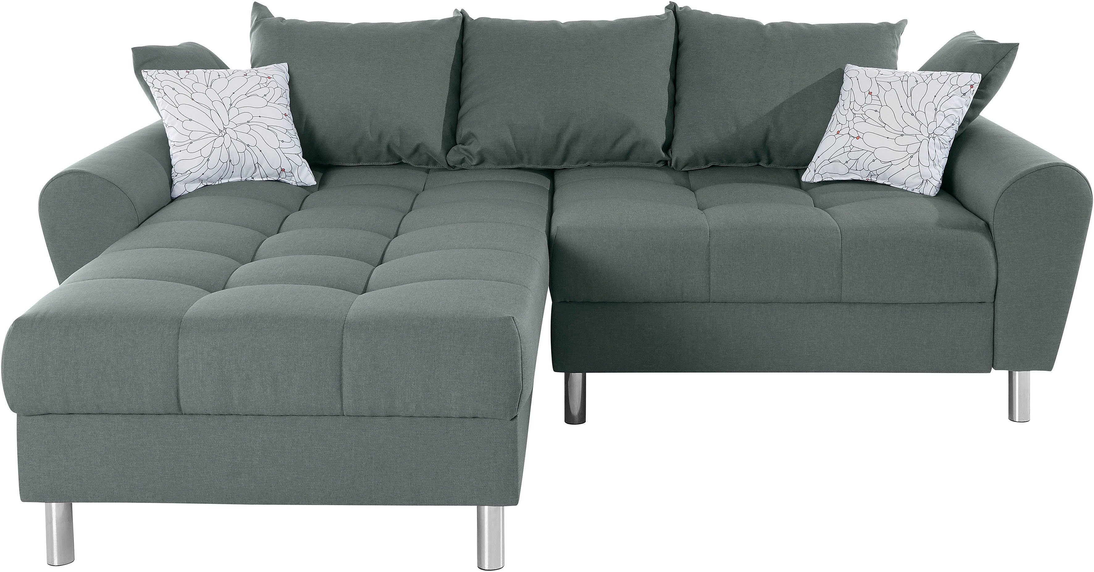 COLLECTION AB Hoekbank Rada L-vorm inclusief hocker, slaapfunctie en binnenvering