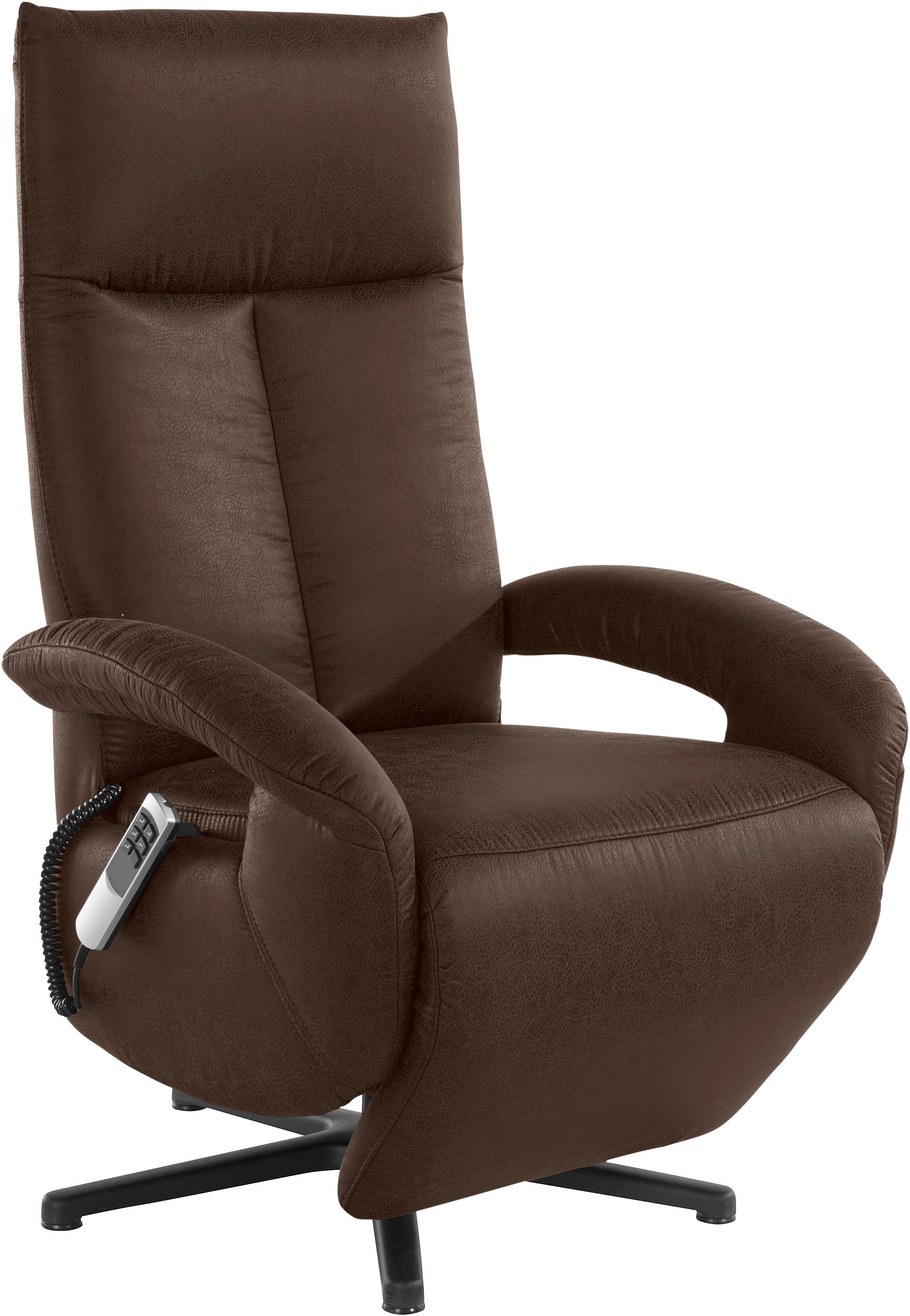 sit&more Relaxfauteuil Tycoon naar keuze handmatig, met twee motoren of met accu of met 2 motoren