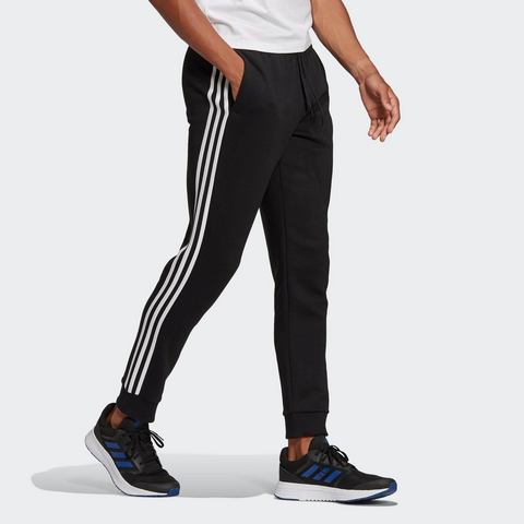 adidas Performance joggingbroek ESSENTIALS TAPERED CUFF 3 STRIPES PANTS