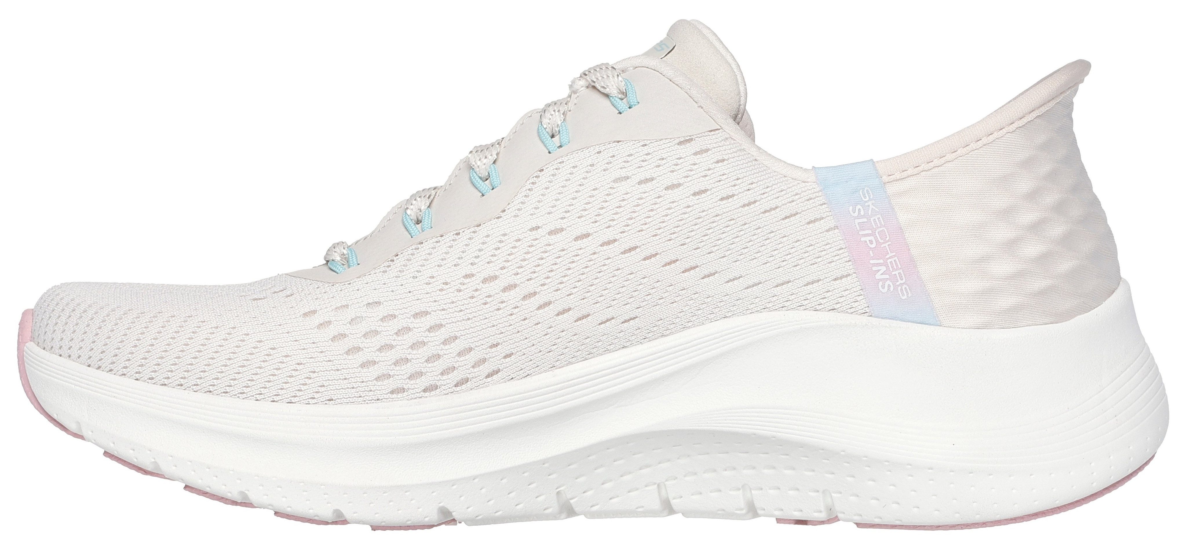 Skechers Slip-on sneakers ARCH FIT 2.0-EASY CHIC , instapschoen, vegan met elastische bungee veters