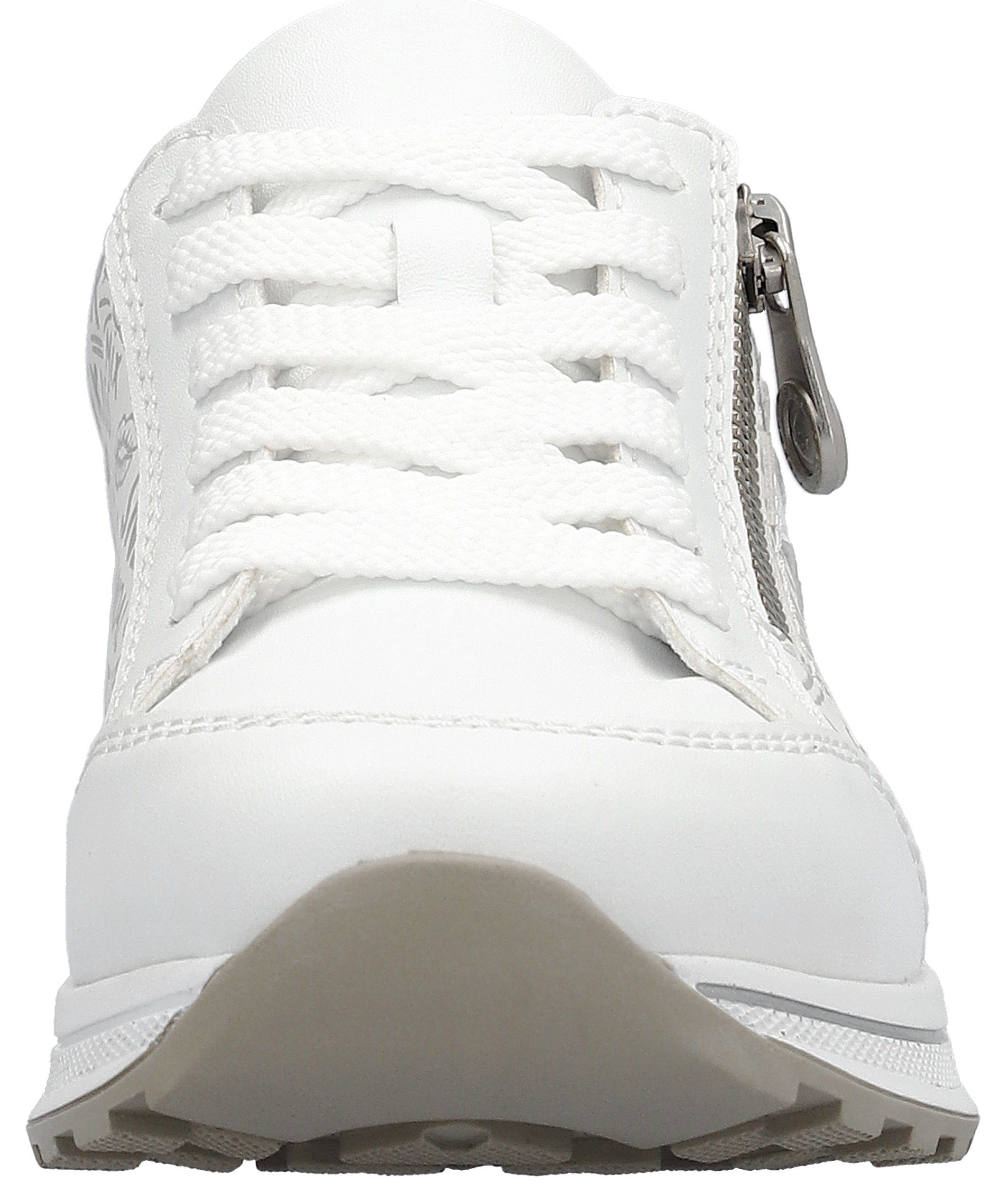 Rieker Sneakers verwijderbare zachte inlegzool, vrijetijdsschoen, lage schoen, veterschoen