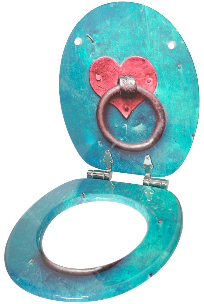 Sanilo Toiletzitting Knocker met soft-closemechanisme