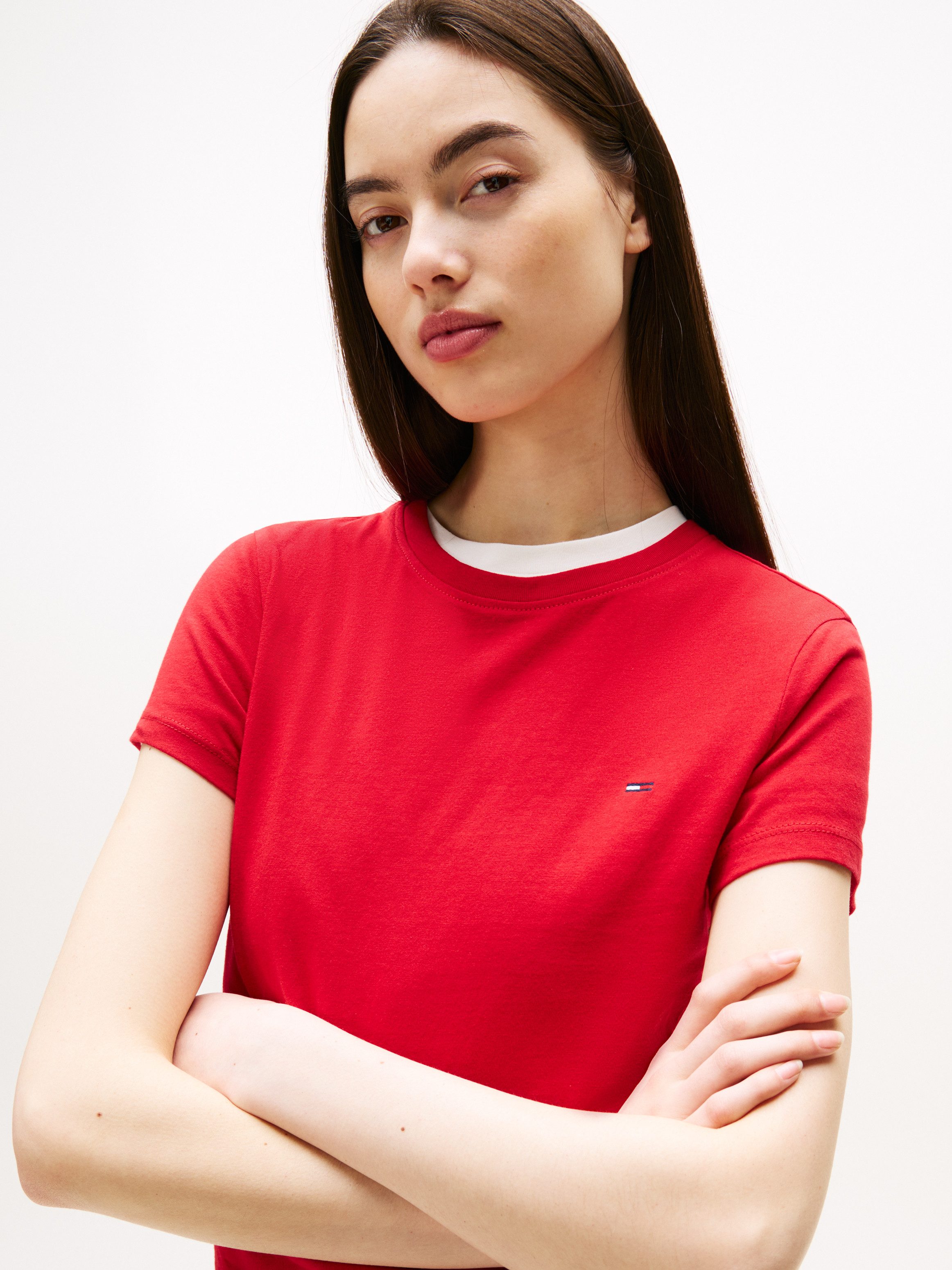 TOMMY JEANS T-shirt TJW 2PACK C-NECK TEE (set, 2-delig, 2 stuks)