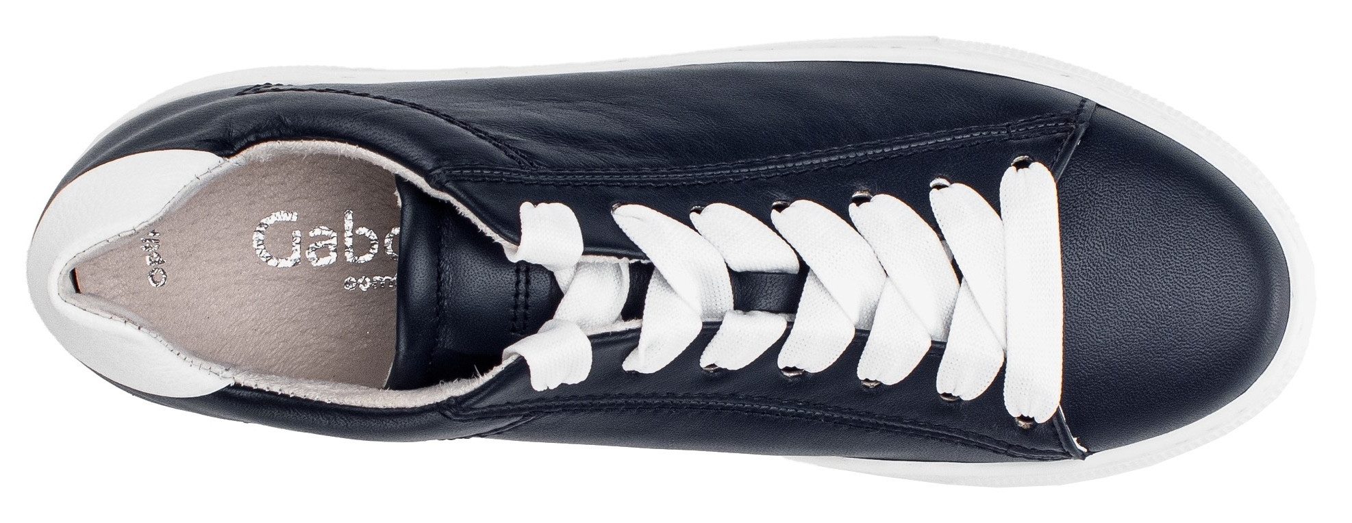 Gabor Plateausneakers Florence , vrijetijdsschoen, halfschoen, veterschoen met voetbed, g-breedte