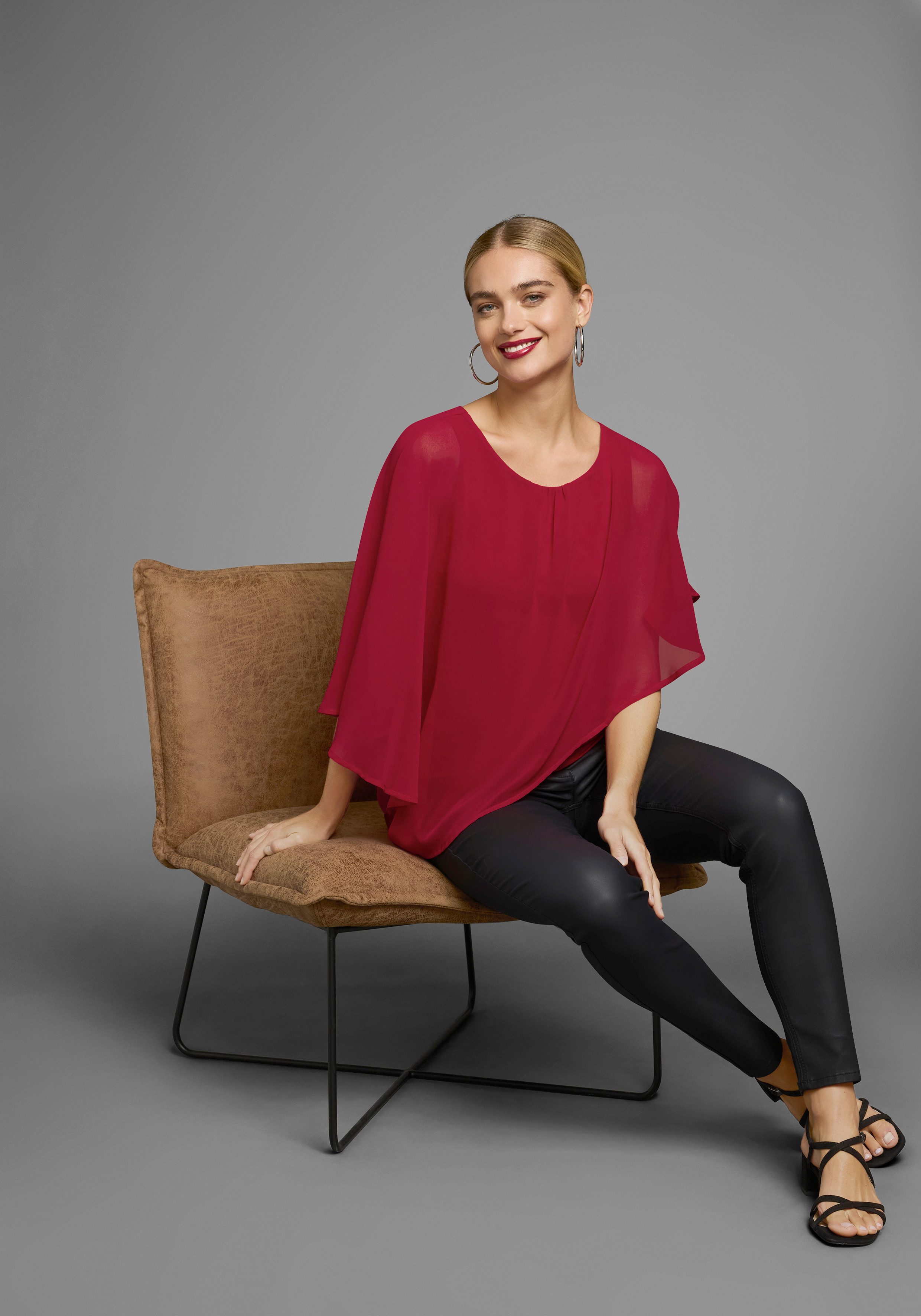 Laura Scott Chiffon blouse