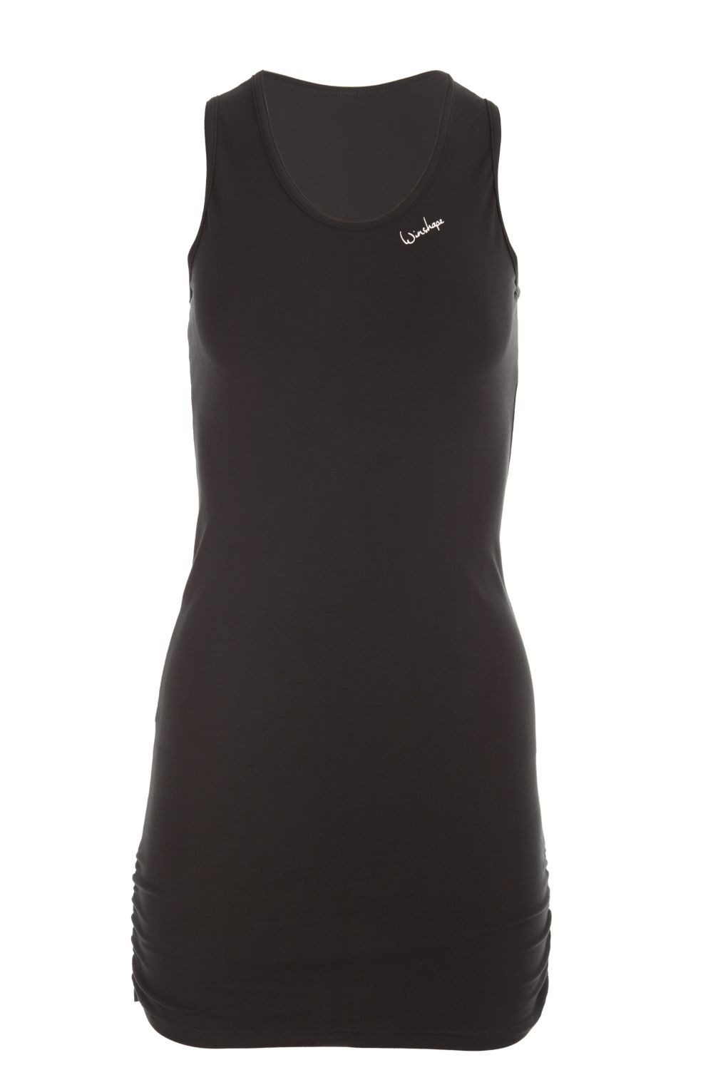 Winshape Lange top WTR15 met aanrimpeling opzij dames tops maat M zwart