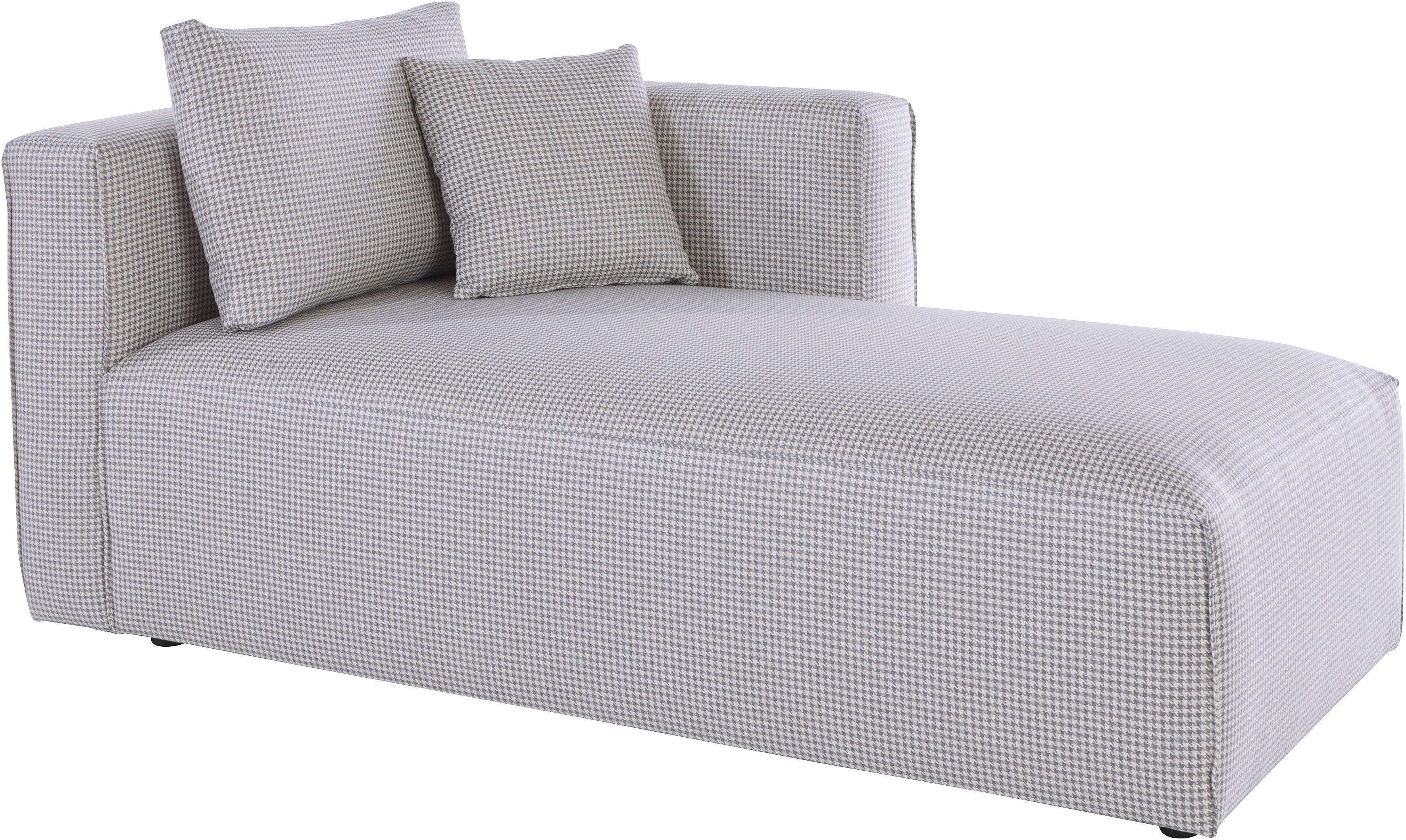 Guido Maria Kretschmer Home&Living Ottomane Comfine Modulaire ottomane om zelf samen te stellen, in 3 bekledingvarianten