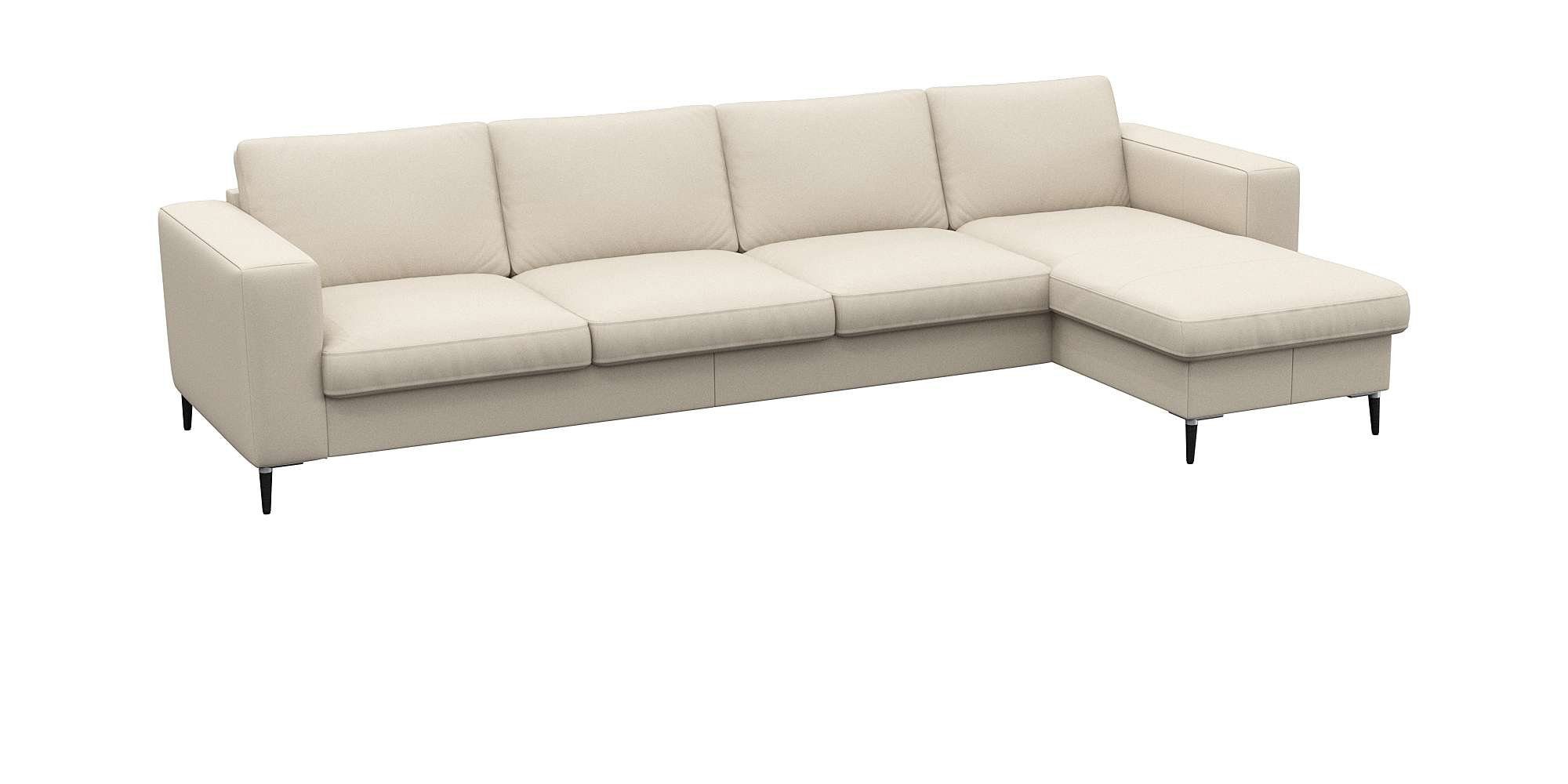 FLEXLUX Hoekbank Fiore, super zitcomfort door koudschuim in de zitting, L-vorm