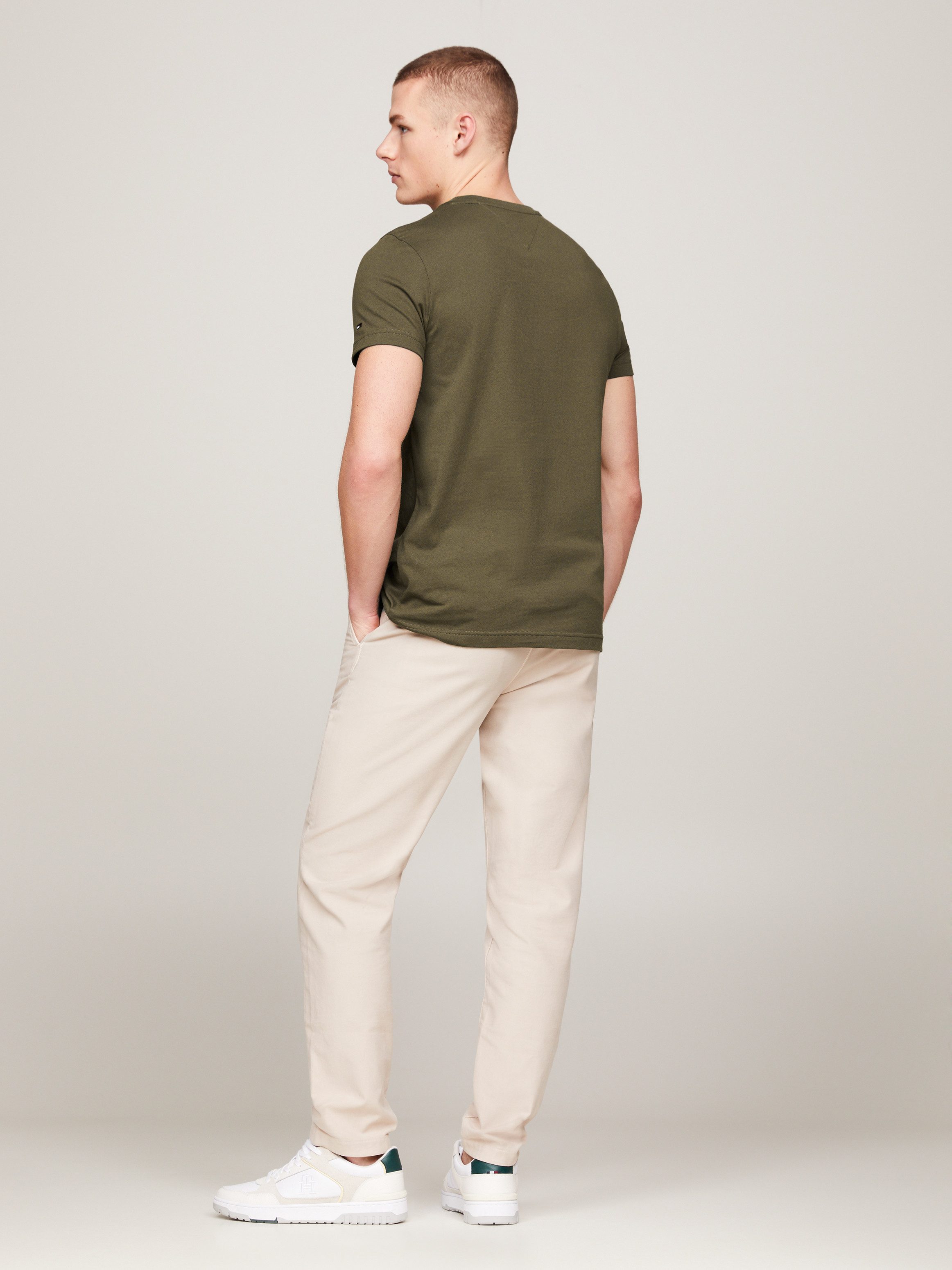 Tommy Hilfiger T-shirt Tommy Logo Tee van duurzaam katoen