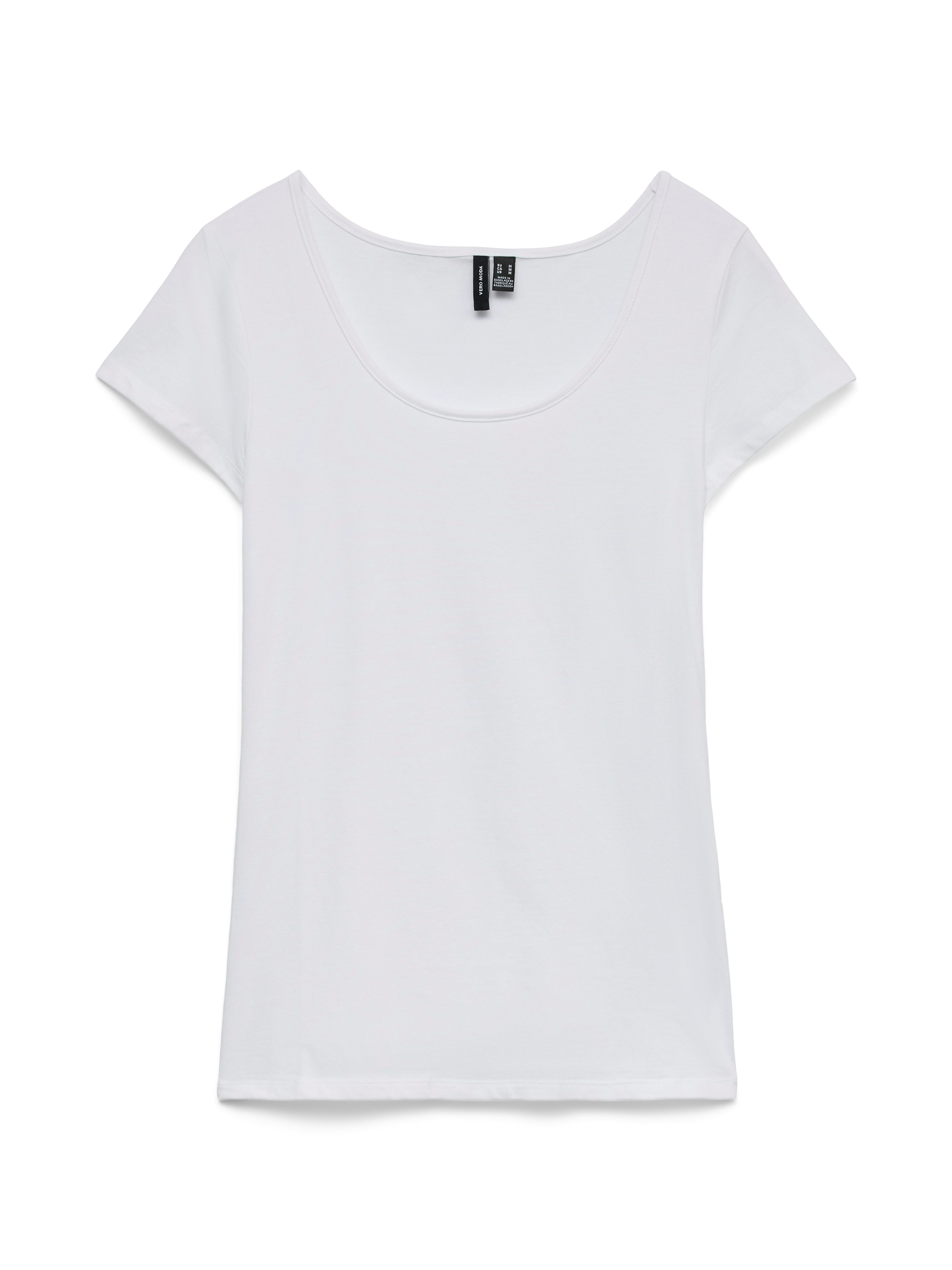 Vero Moda Shirt met ronde hals VMMAXI MY SOFT SS U-NECK