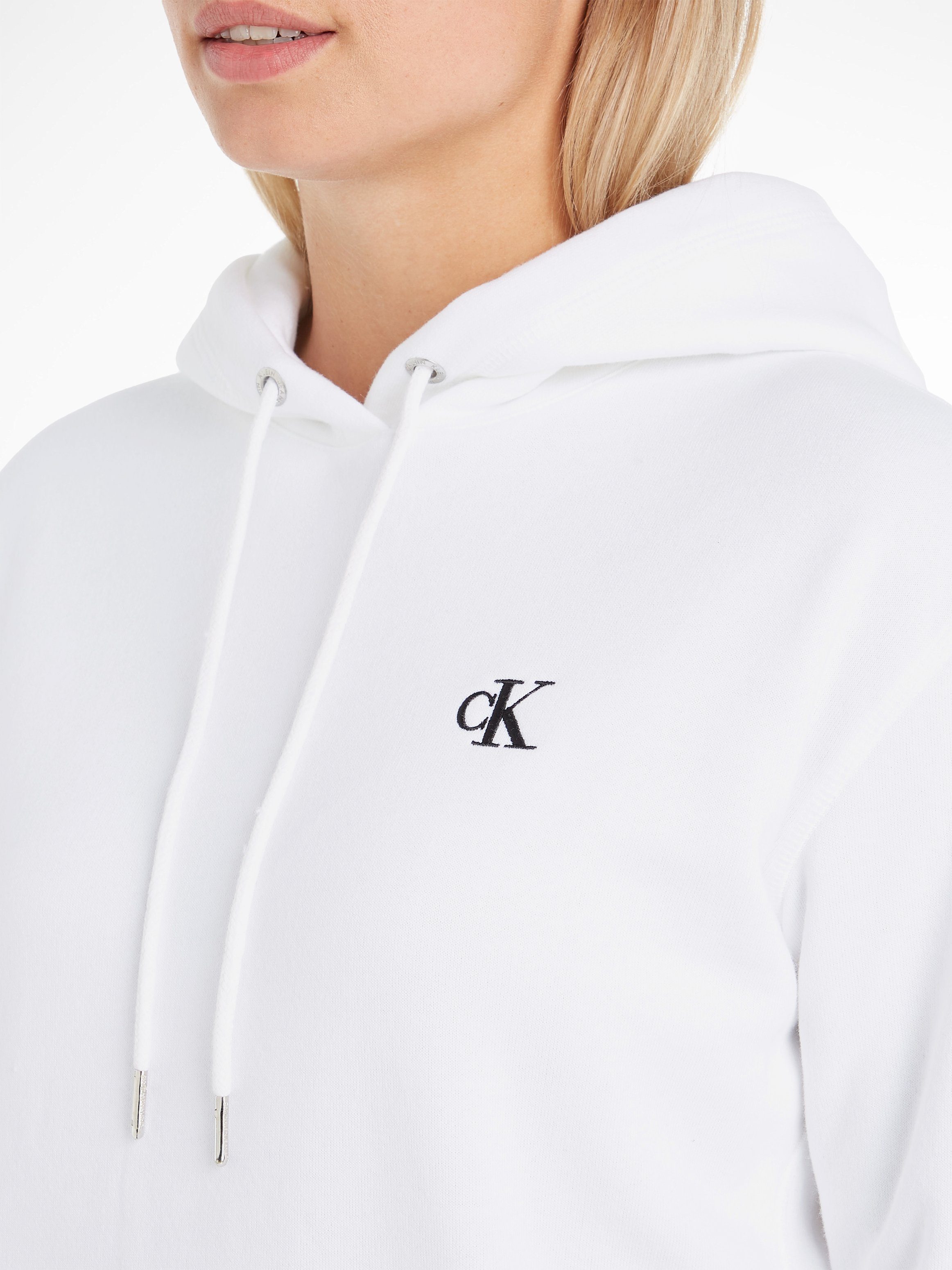 Calvin Klein Hoodie CK EMBROIDERY HD met ck monogram borduursel