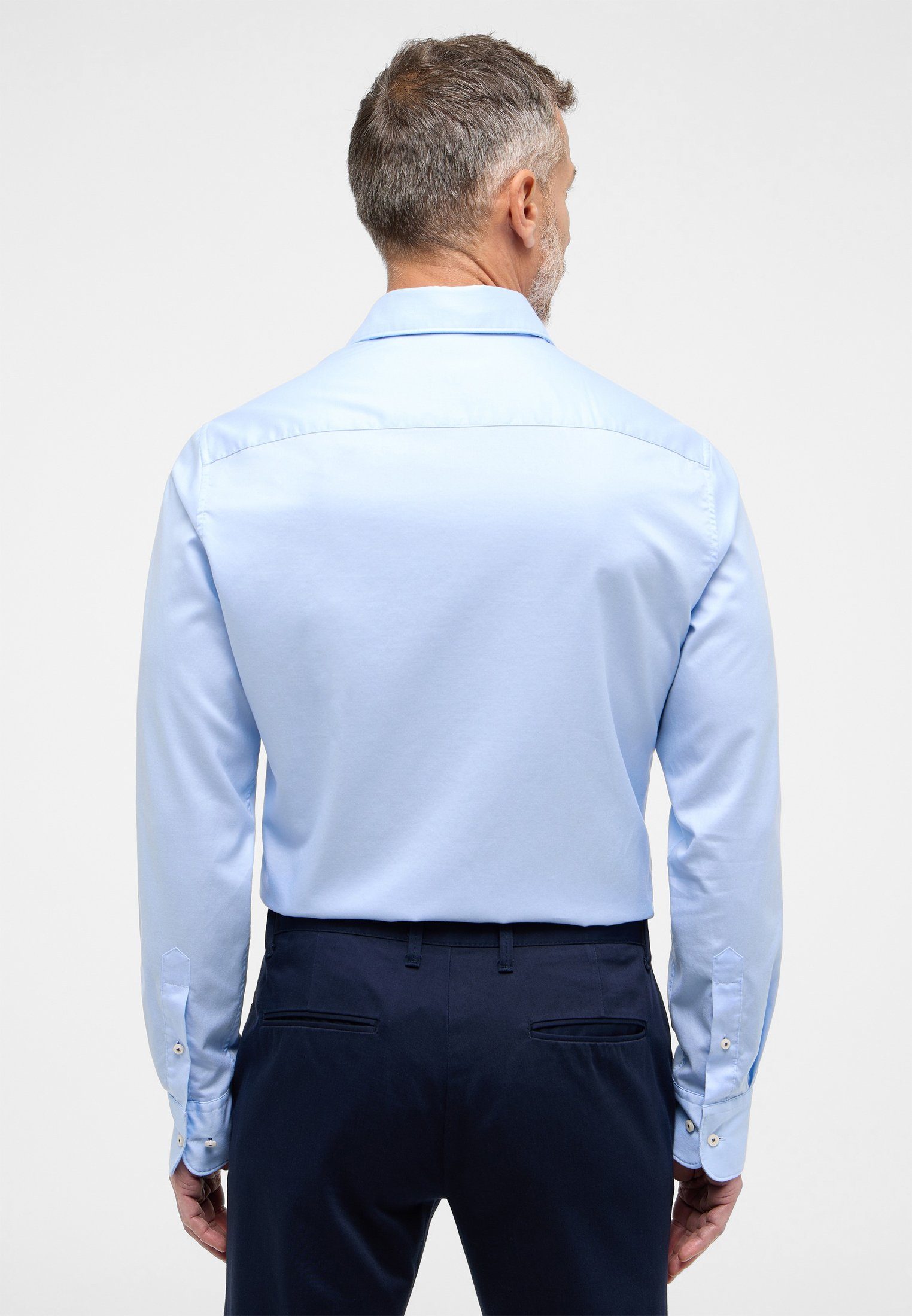 Eterna Overhemd met lange mouwen Slim fit EASY IRON (gemakkelijk te strijken)