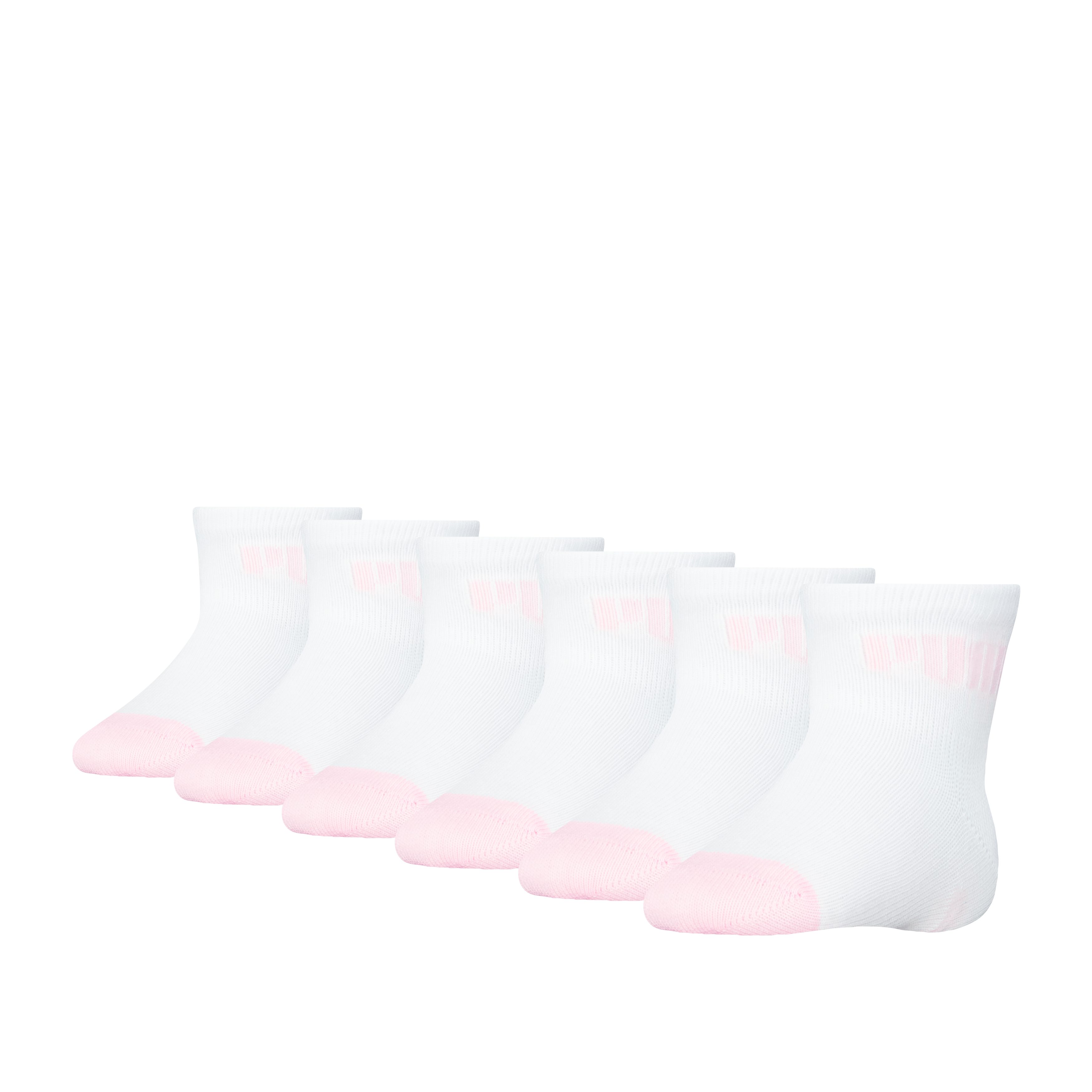 PUMA Sokken PUMA BABY MINI CATS SOCK 6P ECOM (6 paar) meisjes sokken maat 27-30 roze