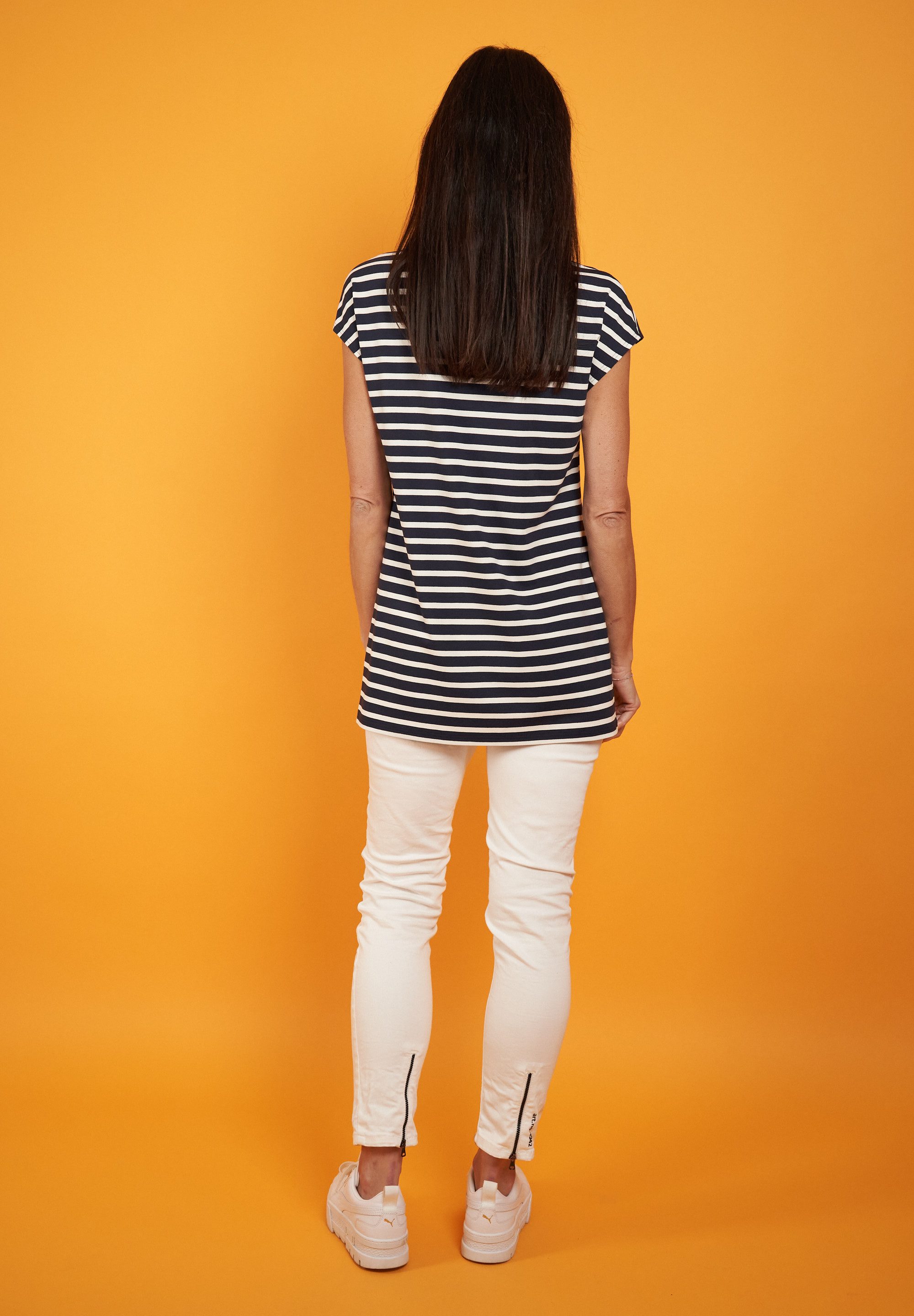 Seidel Moden T-shirt met streepmotief