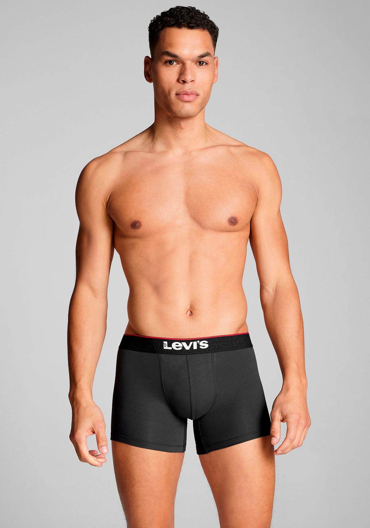 Levi's Boxershort met kleuraccent webgummiband (Set van 2)