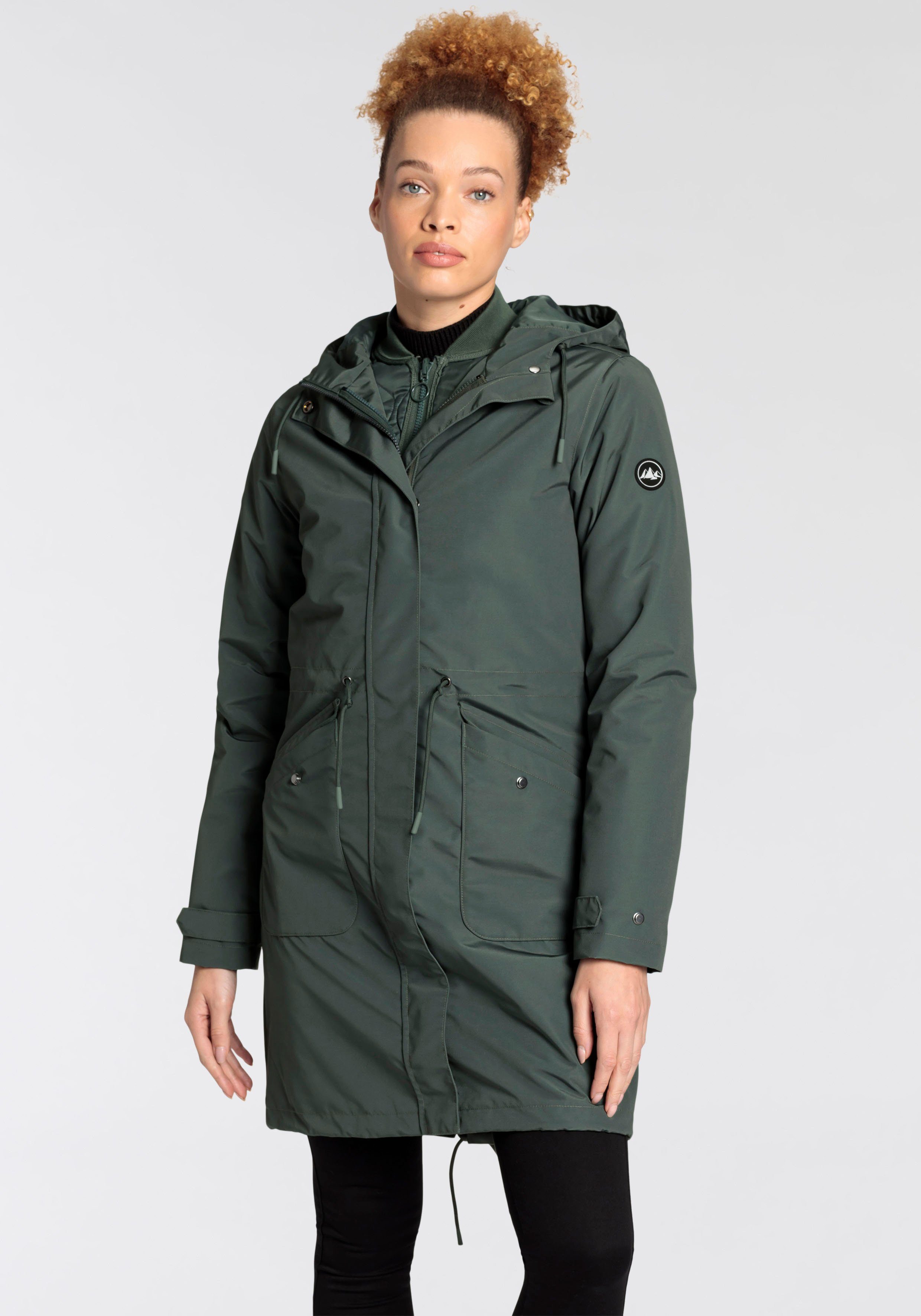 Polarino Functionele 3-in-1-parka ademend, winddicht, waterdicht, met verstelbare capuchon (2...