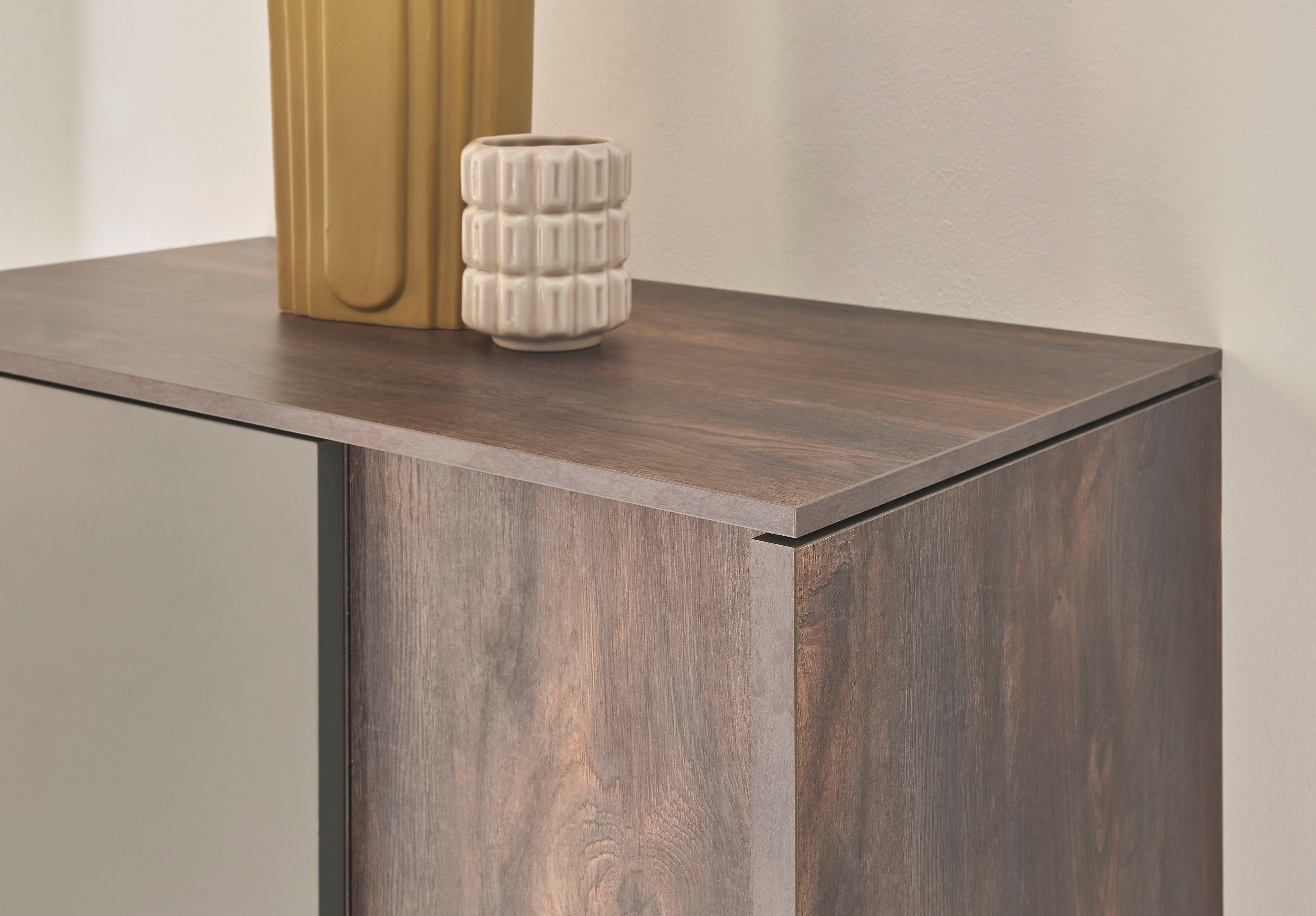 INOSIGN Vitrinekast Largo Soft-closefunctie, hoogte ca. 130 cm