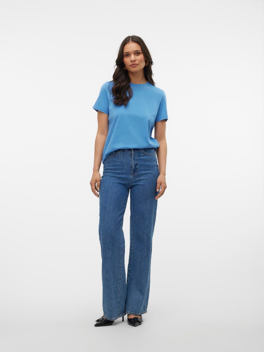 Vero Moda Shirt met korte mouwen VMPAULINA SS T-SHIRT GA JRS NOOS