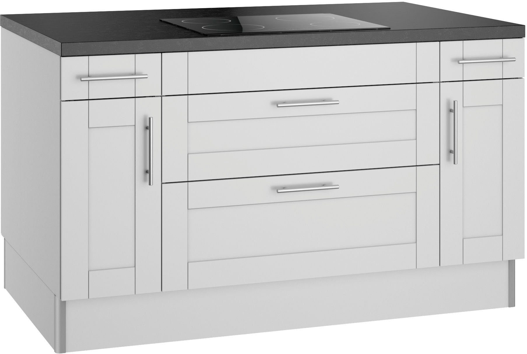 Kochstation Pantry keuken KS-Ahus Kookeiland, breedte 150 cm, optioneel met kookplaat