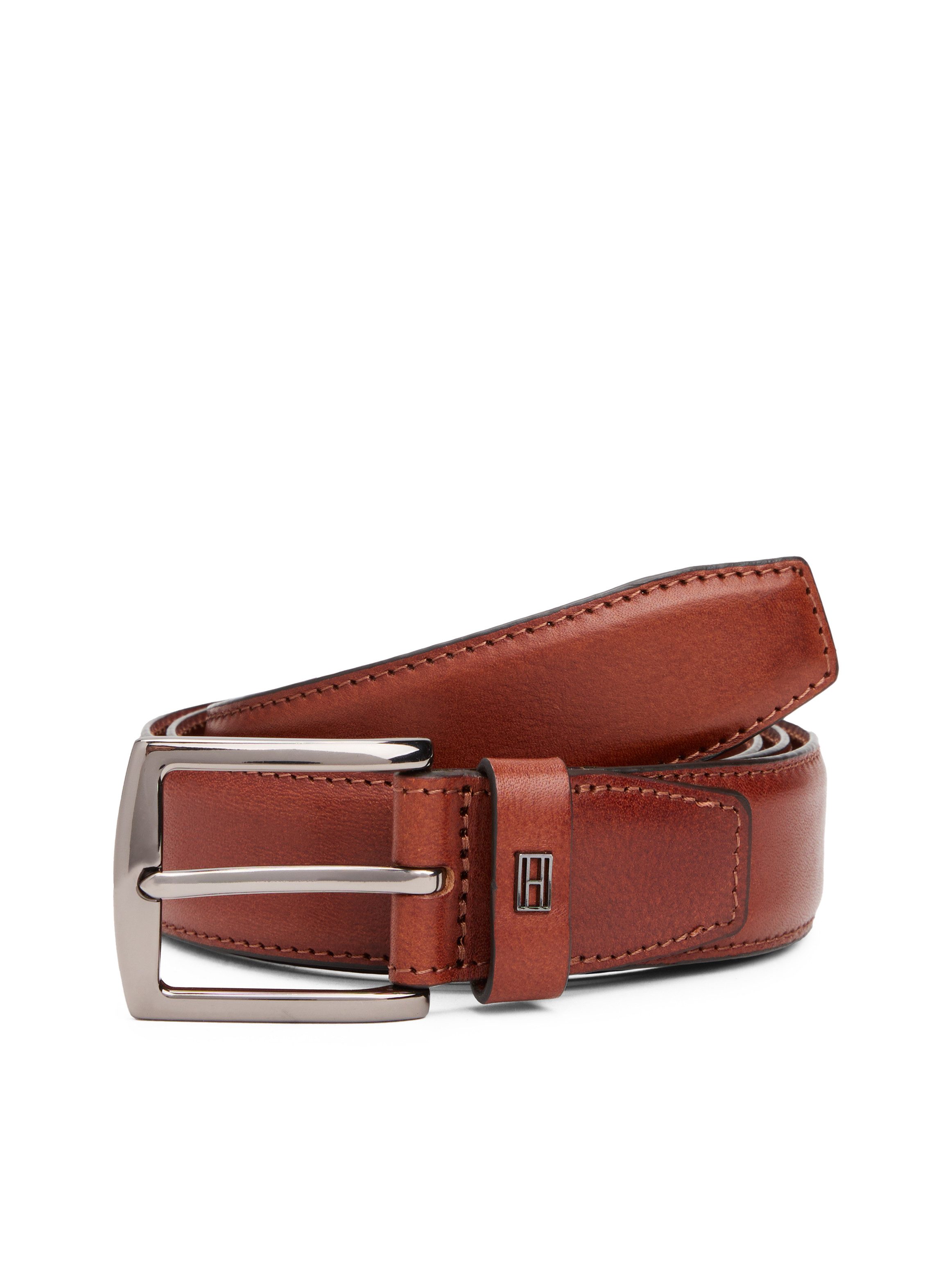Tommy Hilfiger Leren riem DENTON ELEVATED 3.5 In grootte verstelbaar