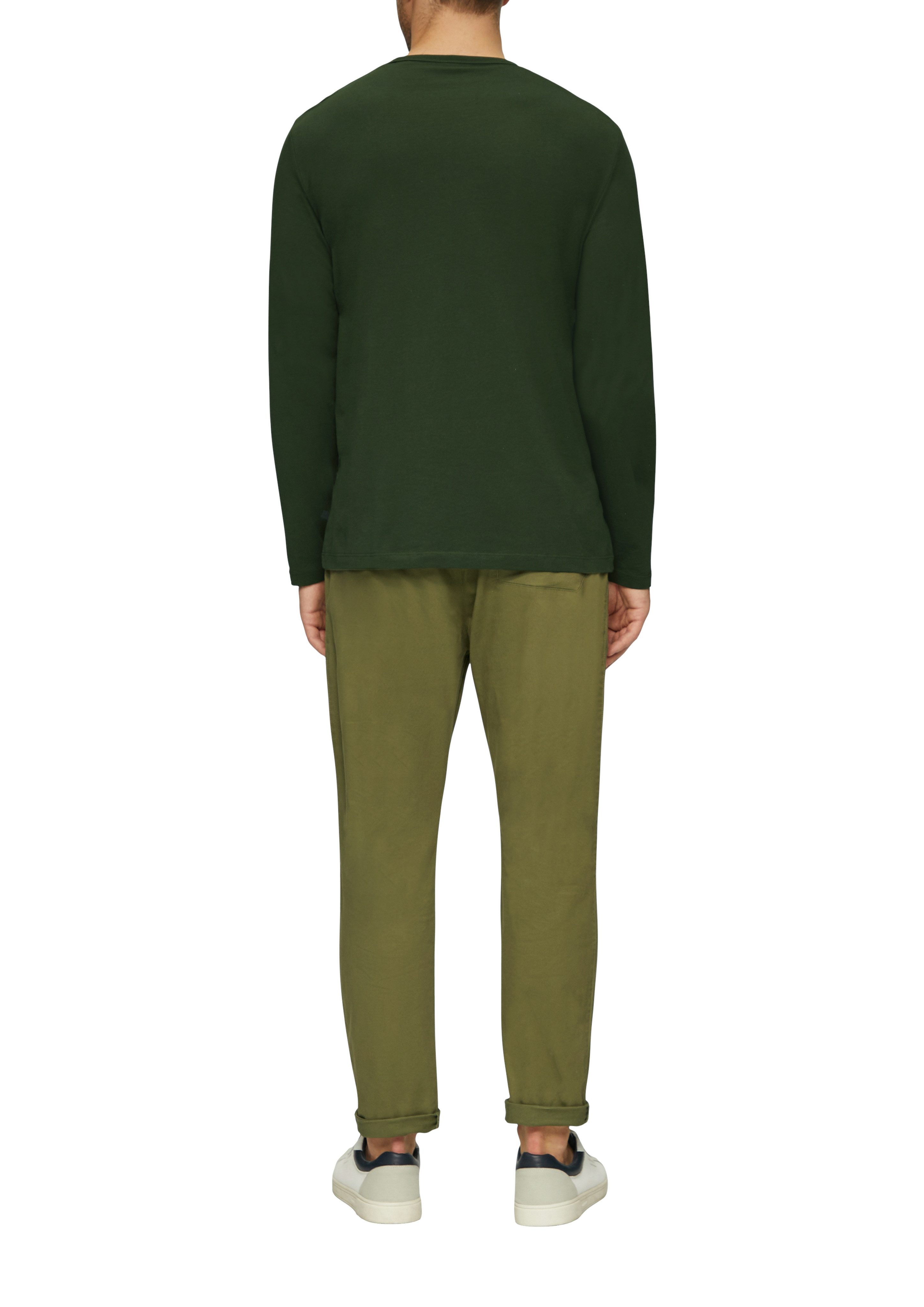 s.Oliver Shirt met lange mouwen met een ronde hals