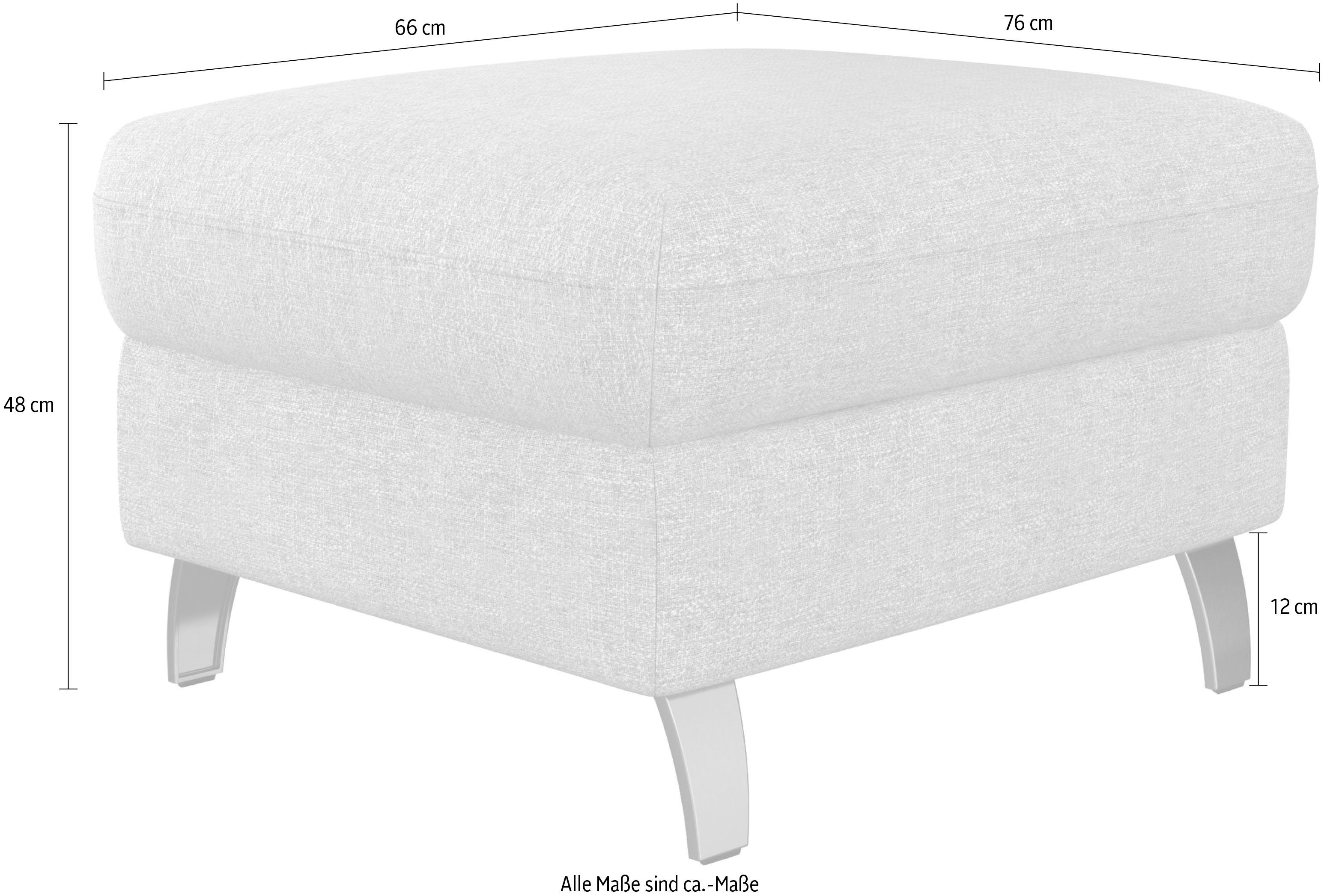 sit&more Hocker met bergruimte Grenoble met bergruimte en gesatineerde poten