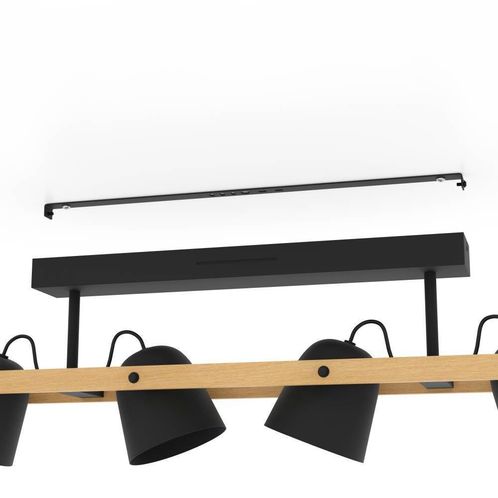 EGLO Plafondlamp HORNWOOD-Z FSCM70HB, ZigBee, app en spraakbesturing Alexa, RGB, dimbaar, 78 cm (1 stuk)