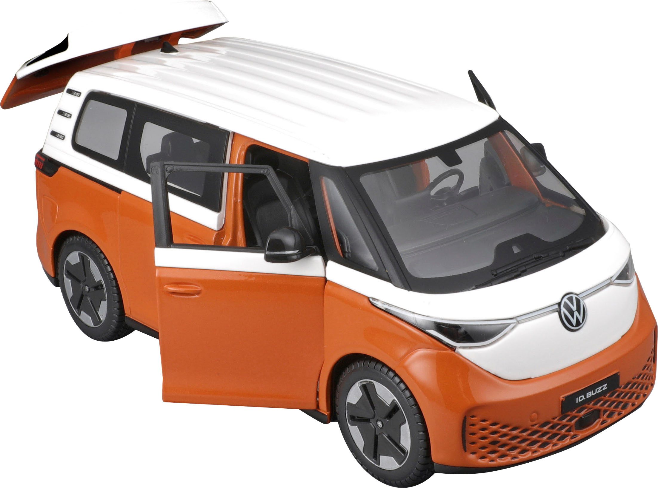 Maisto® Auto op schaal VW ID.Buzz wit/oranje