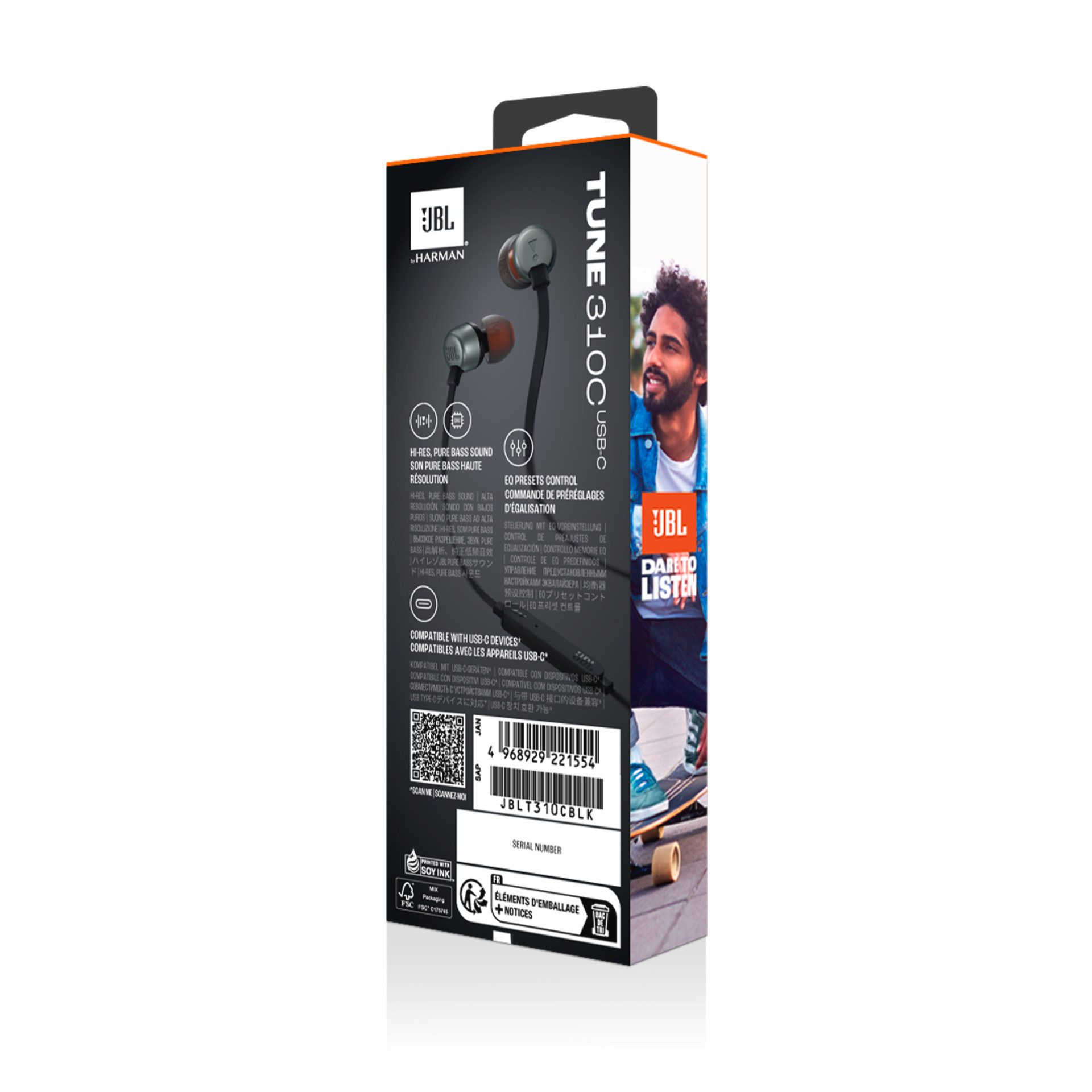 JBL In-ear koptelefoon Tune 310C