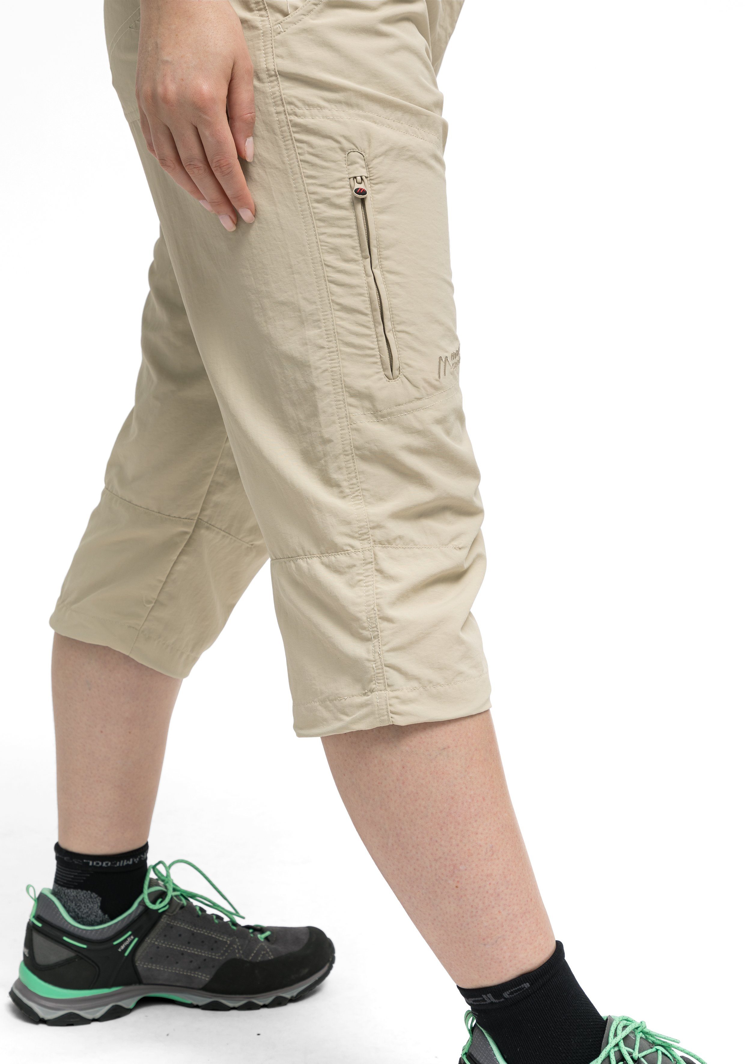 Maier Sports Capribroek Neckar Robuuste functionele broek in caprilengte, ideaal voor het wandelen
