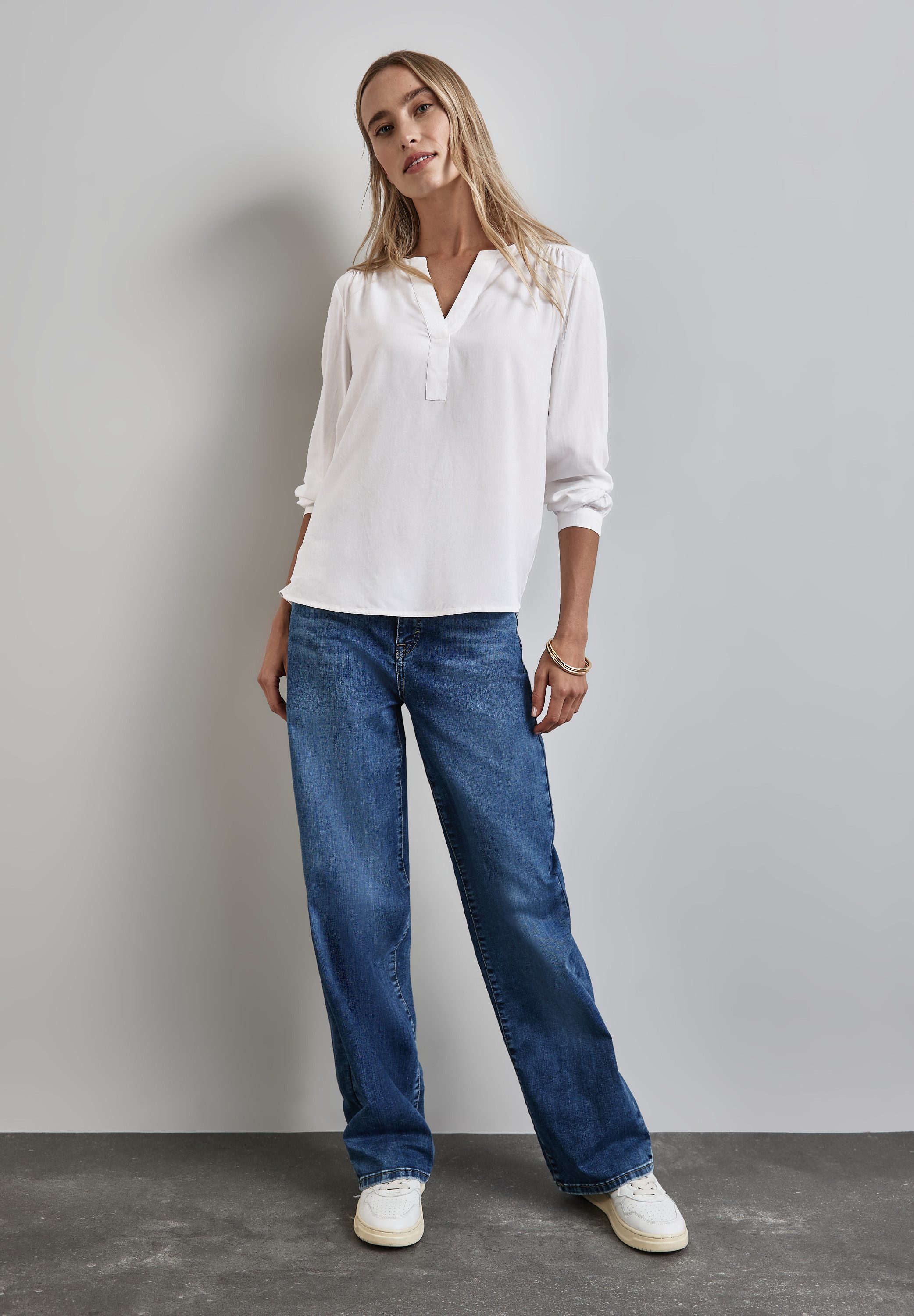 STREET ONE Blouse met lange mouwen in tuniekstijl