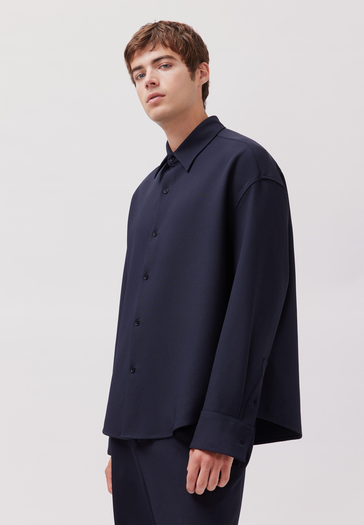 studio seidensticker Businessoverhemd Oversized 1/1 Kentkraag effen