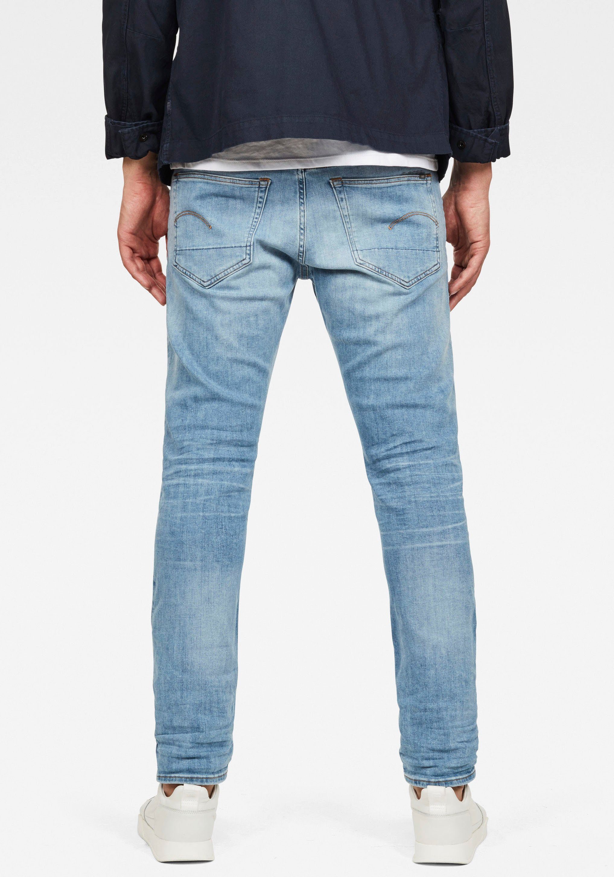 G-Star RAW Slim fit jeans 3301 Slim met mooie wassing en elastaan
