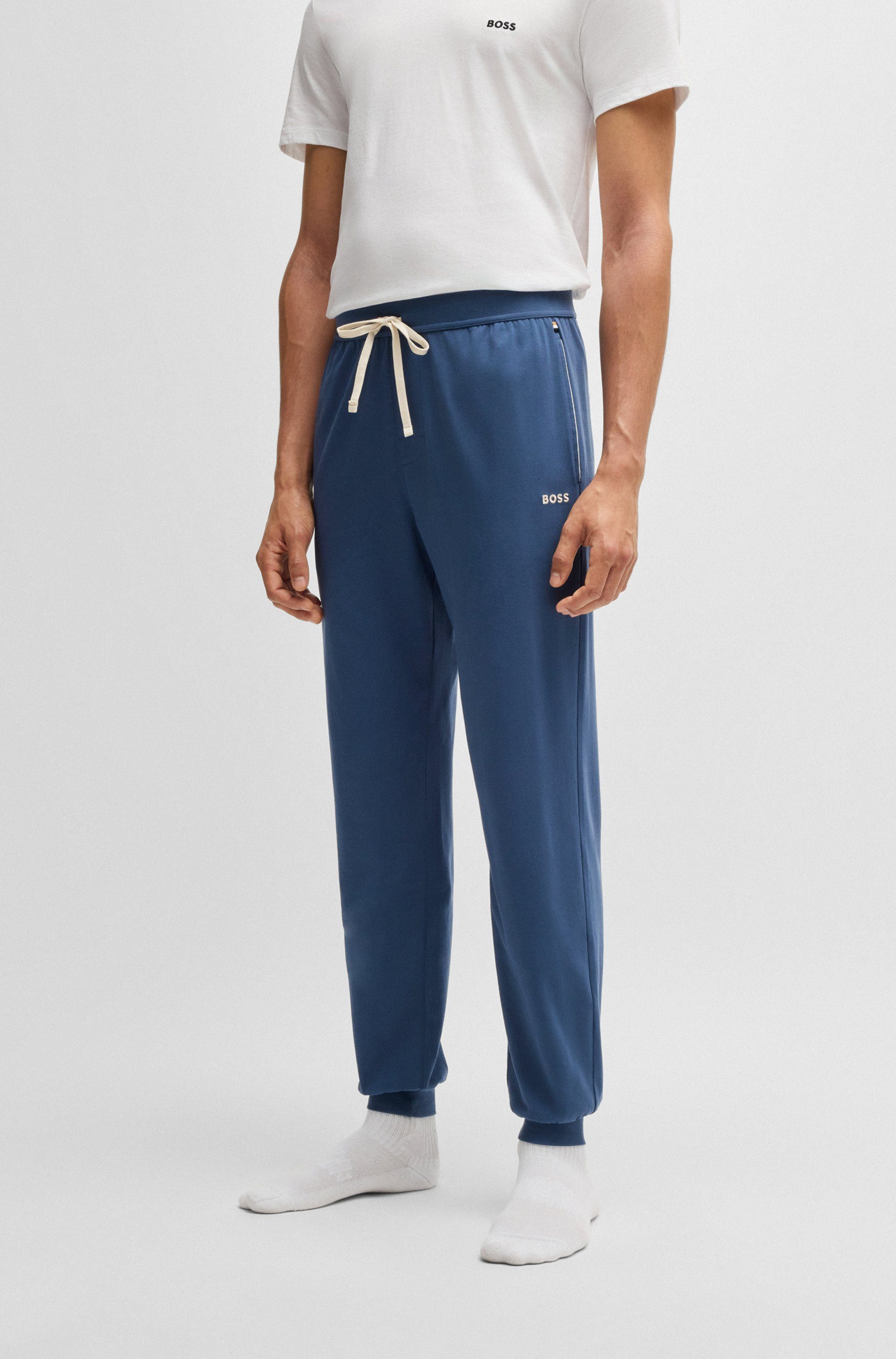 BOSS Sweatpants Mix & Match Pants heren joggingbroeken maat XL blauw