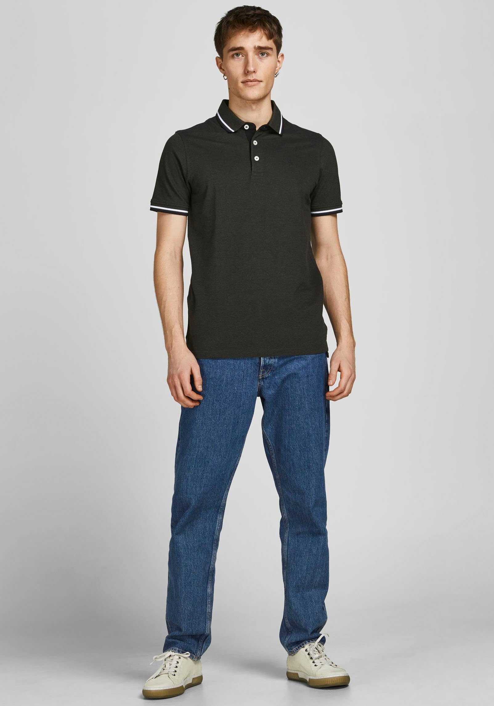 Jack & Jones Poloshirt JJEPAULOS POLO SS 2PK MP NOOS (2-delig, Set van 2)